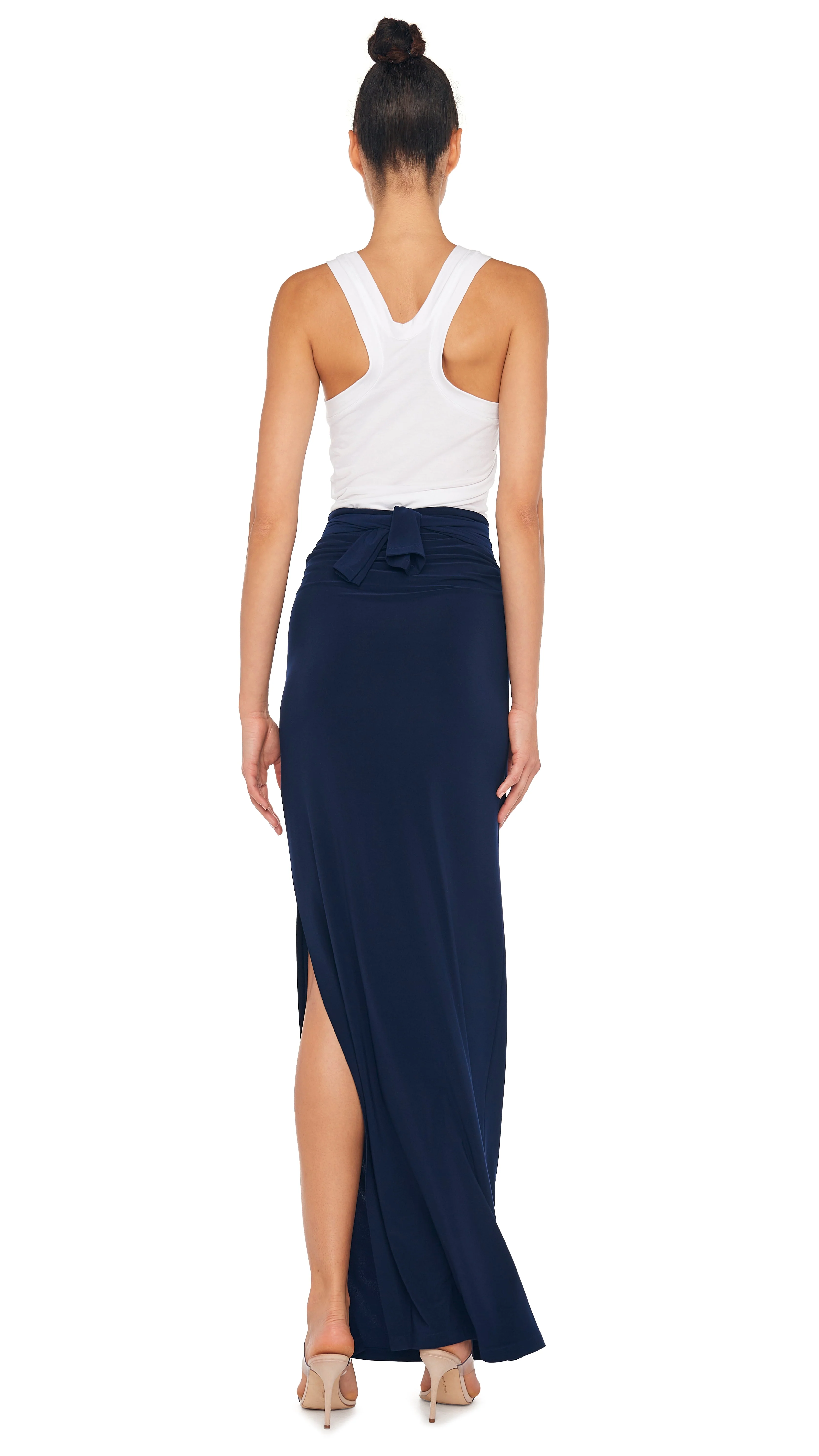ALL IN ONE SIDE SLIT LONG SKIRT - Image 3