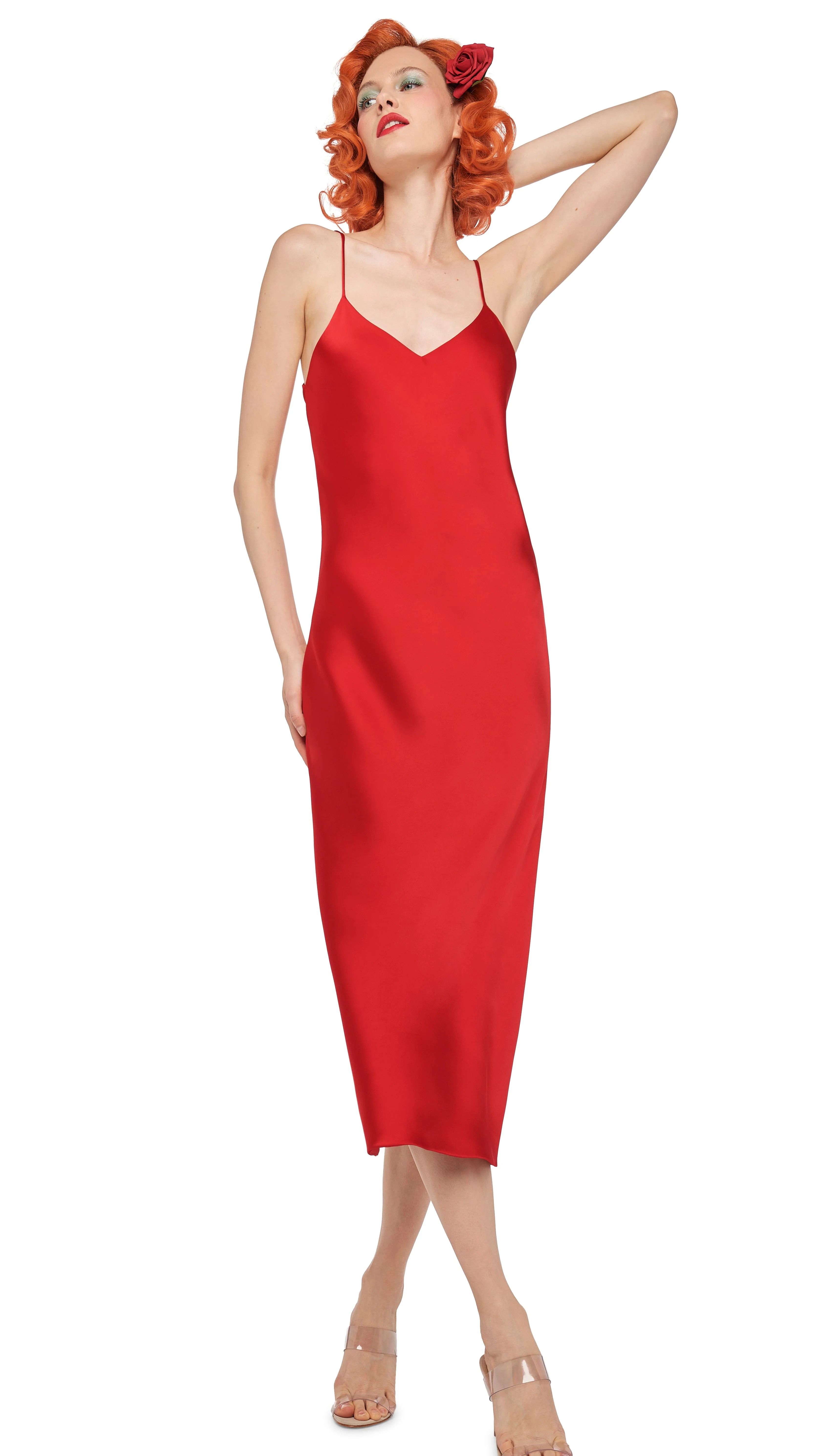 BIAS SLIP DRESS TO MIDCALF - Image 4