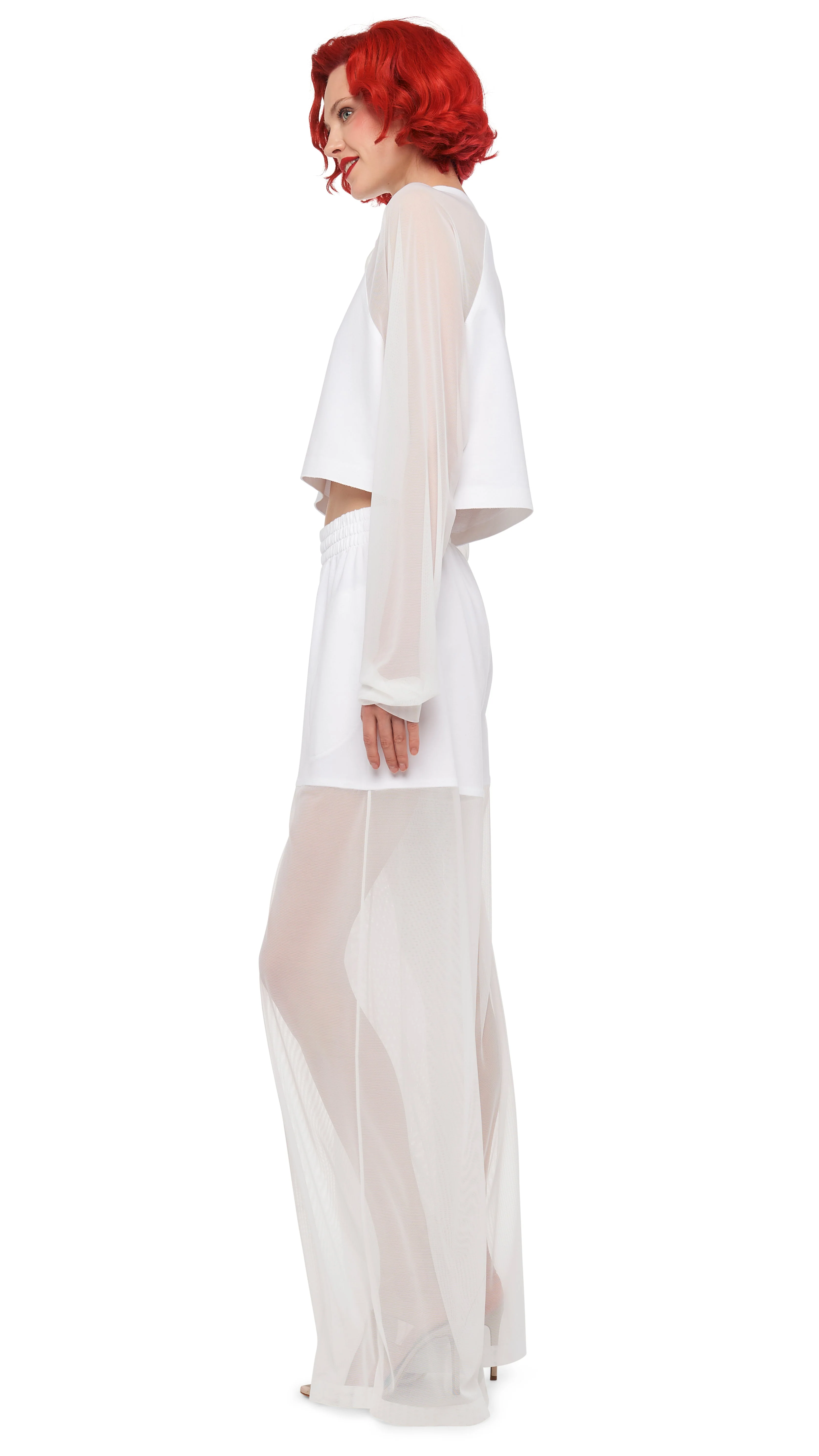 BOYFRIEND ELEPHANT SWEATPANT W/ MESH - Image 2