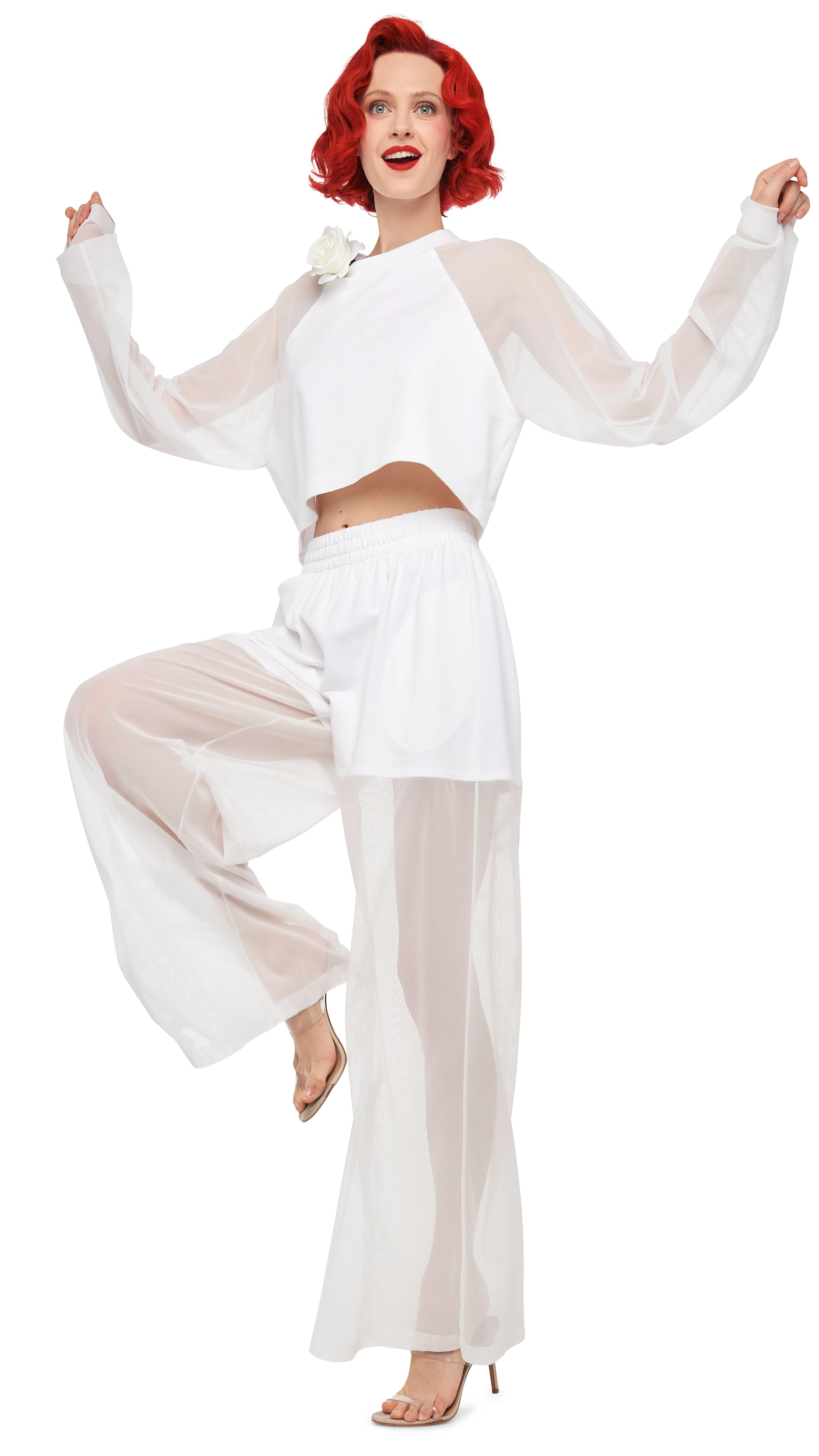 BOYFRIEND ELEPHANT SWEATPANT W/ MESH - Image 5