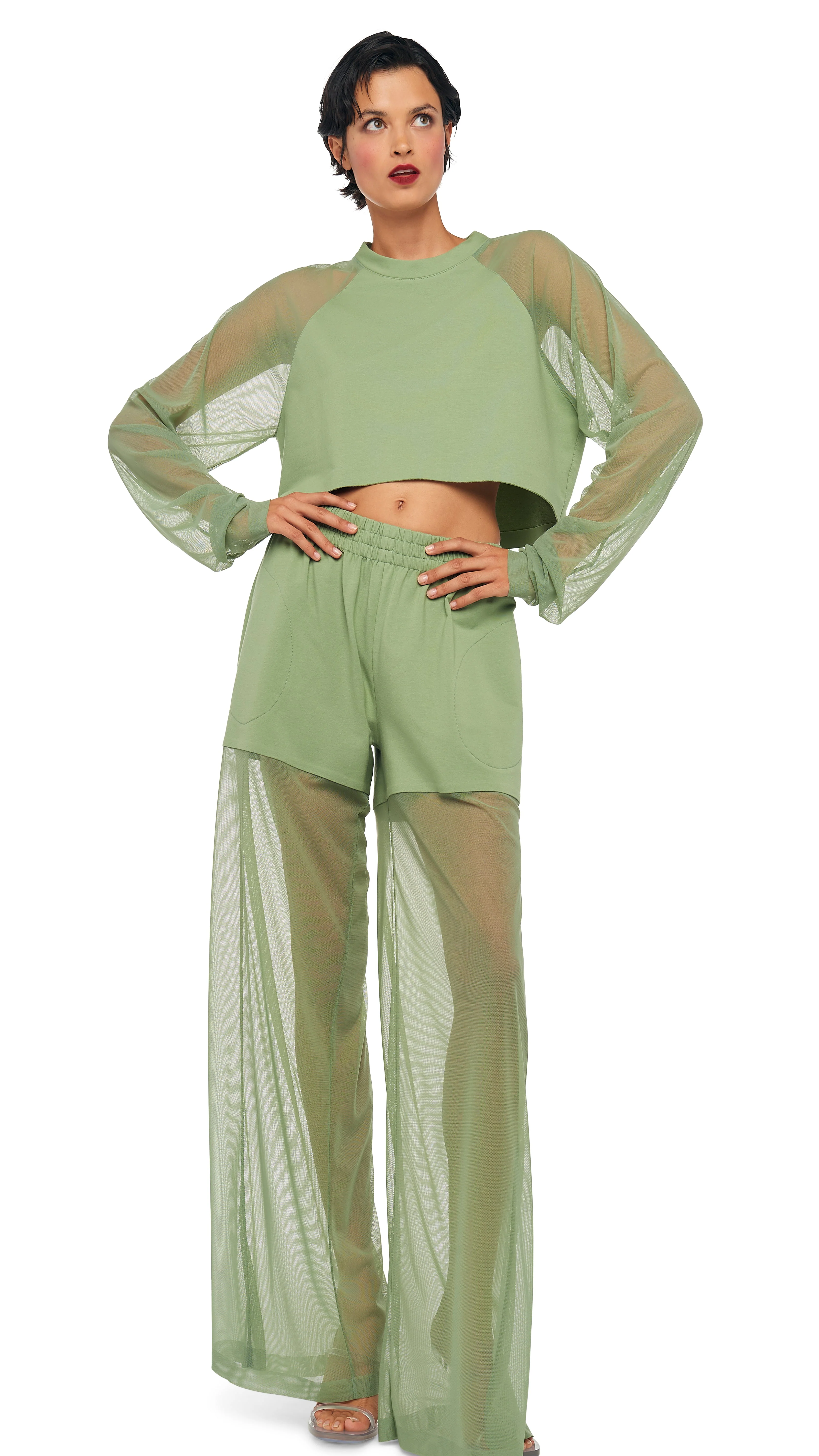 BF ELEPHANT SWEATPANT W/ MESH - Image 6