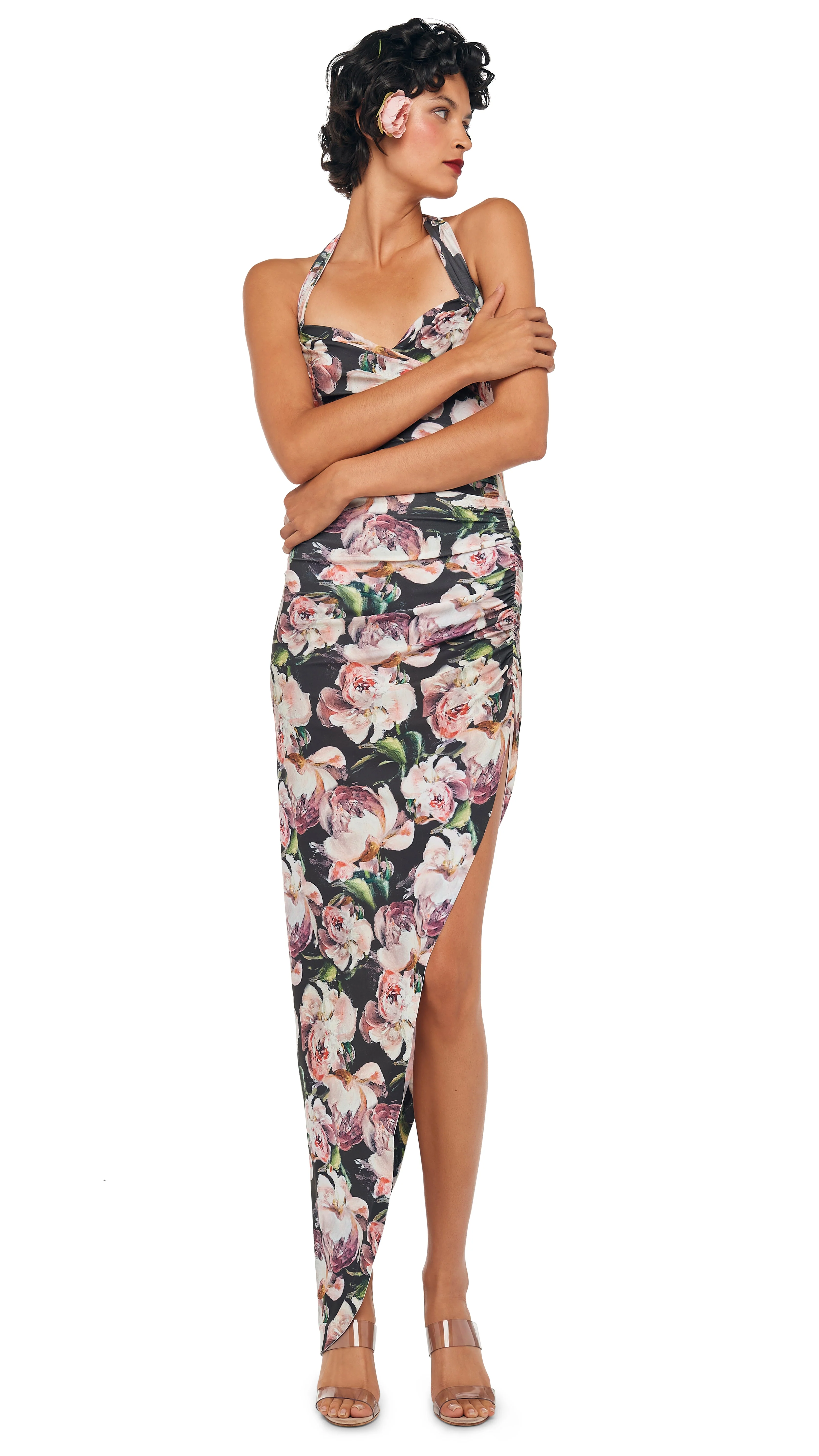 CAYLA SIDE DRAPE GOWN - Image 5