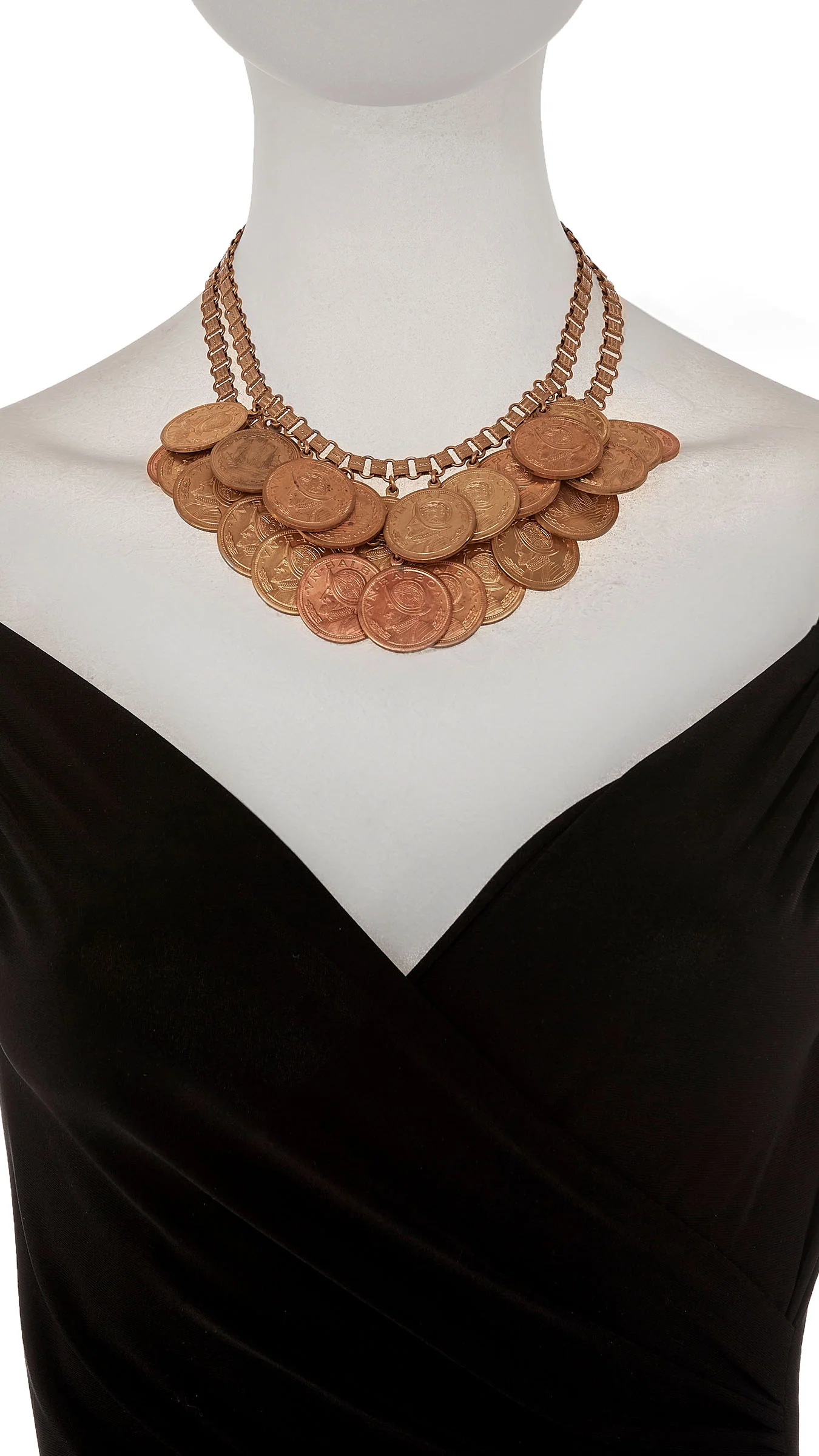 COIN LAYERED NECKLACE AND BRACELET SET - Image 3