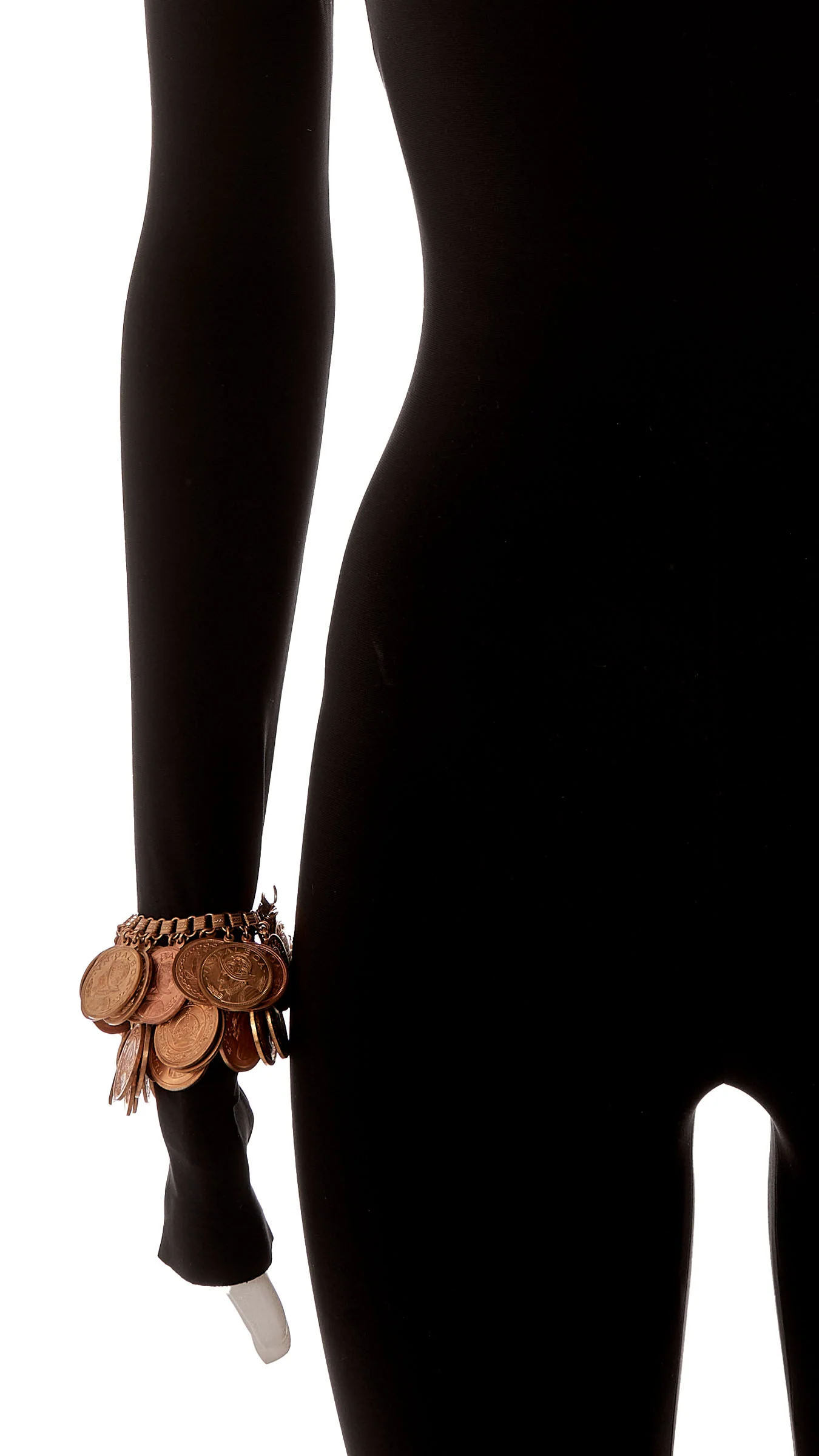 COIN NECKLACE DUAL BRACELET SET - Image 3