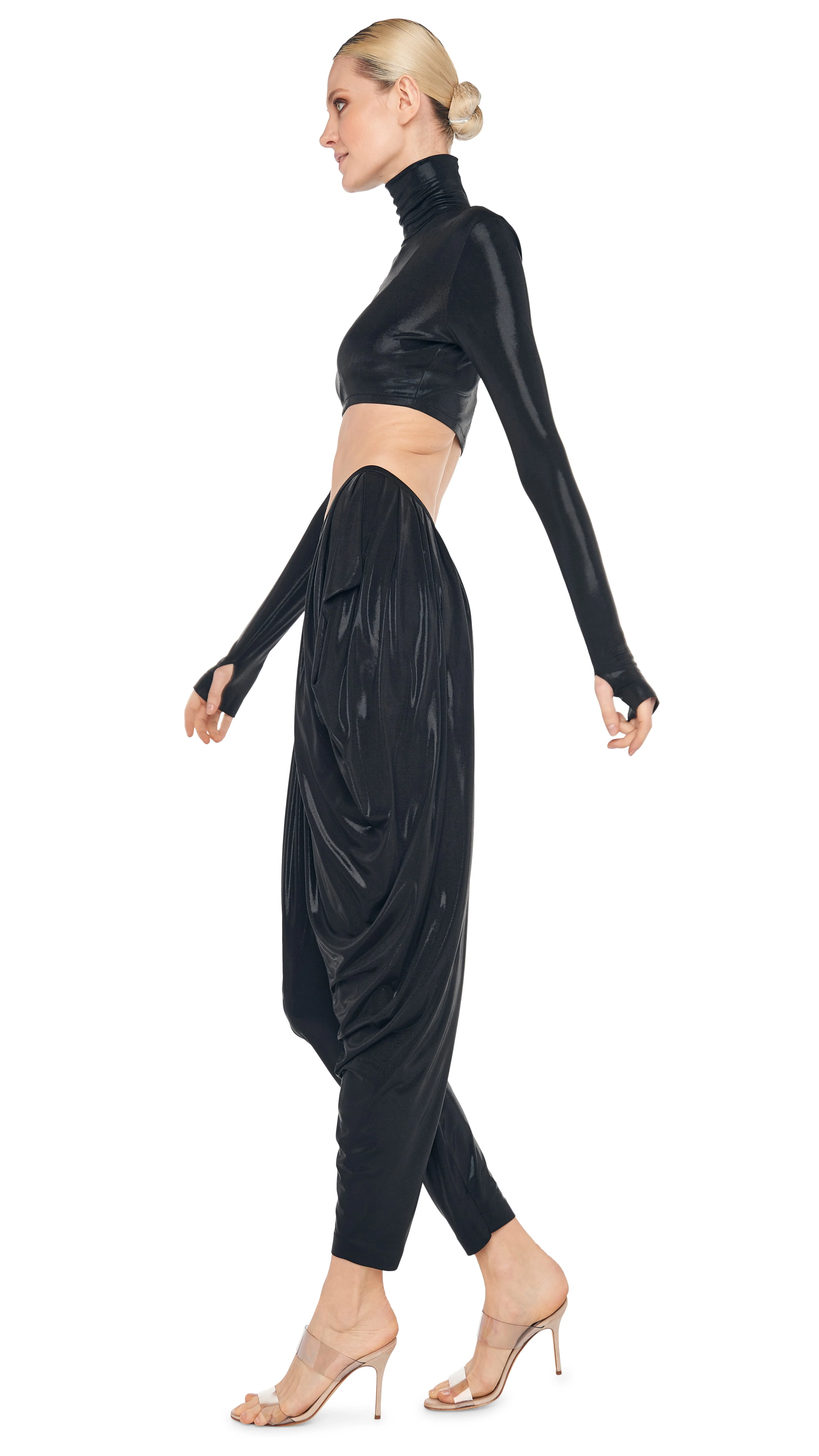 CROPPED LONG SLEEVE TURTLE TOP - Image 11