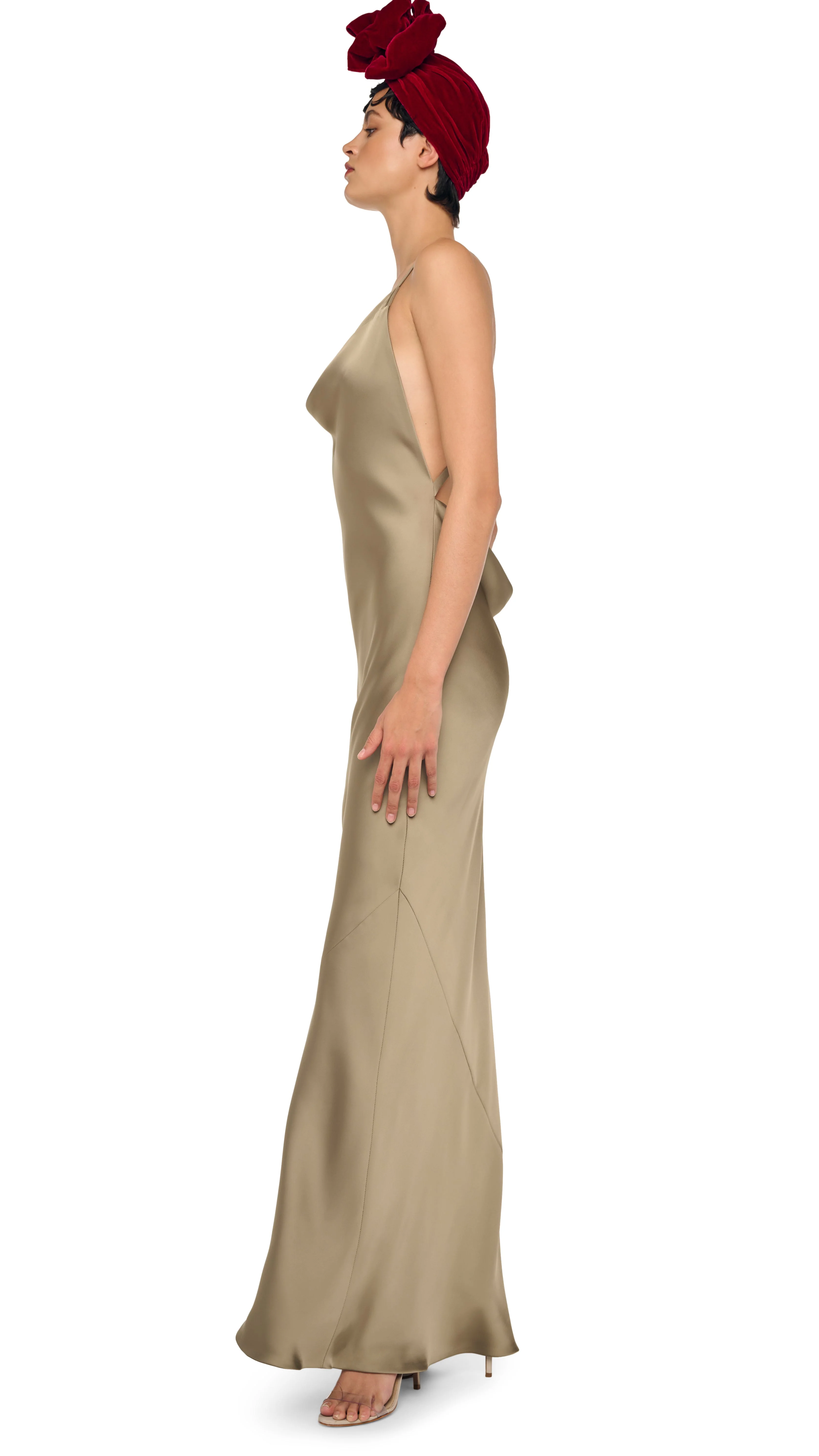 CROSS BACK BIAS GOWN - Image 3