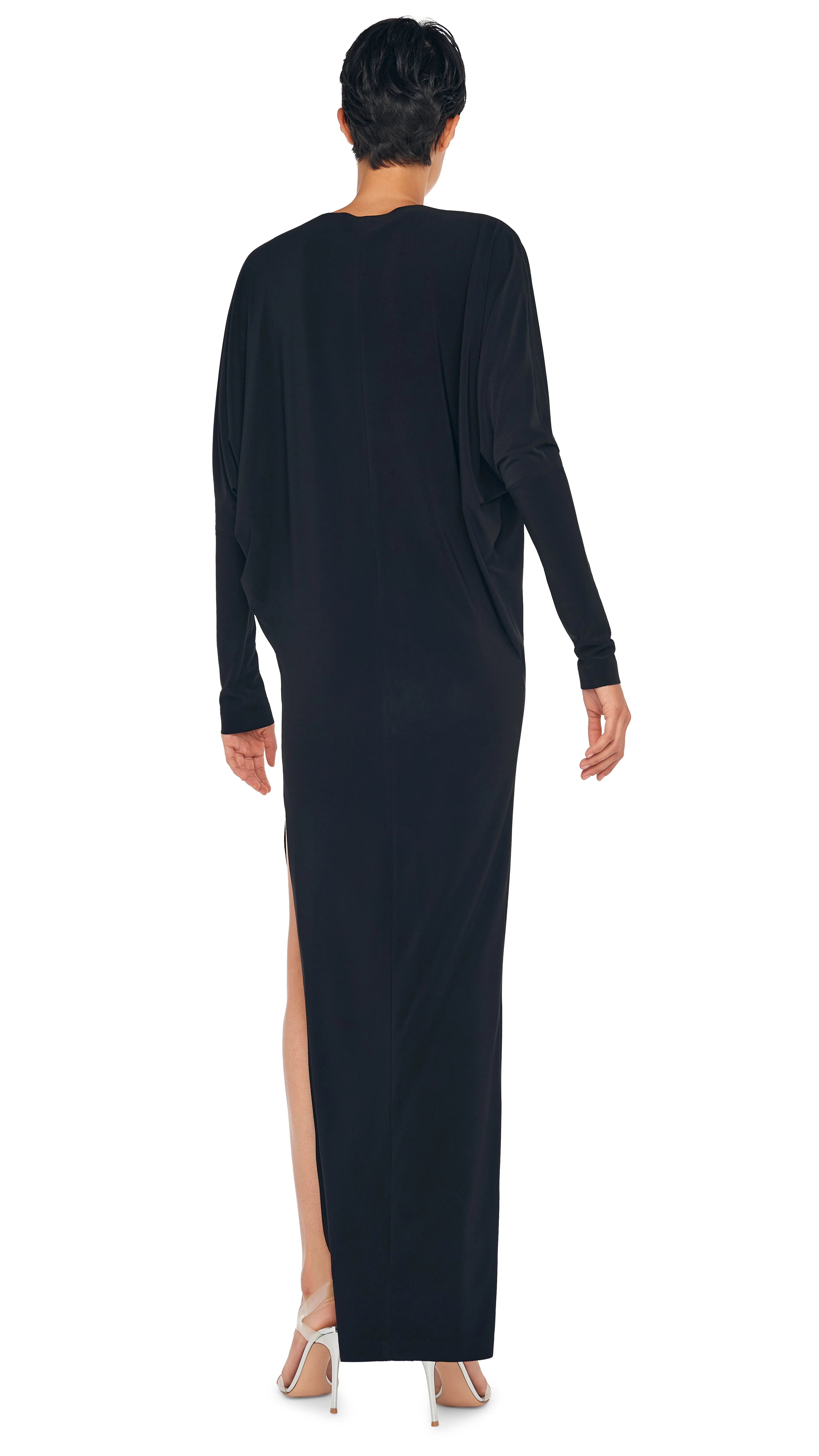 DOLMAN WRAP GOWN W/ SIDE SLIT - Image 3