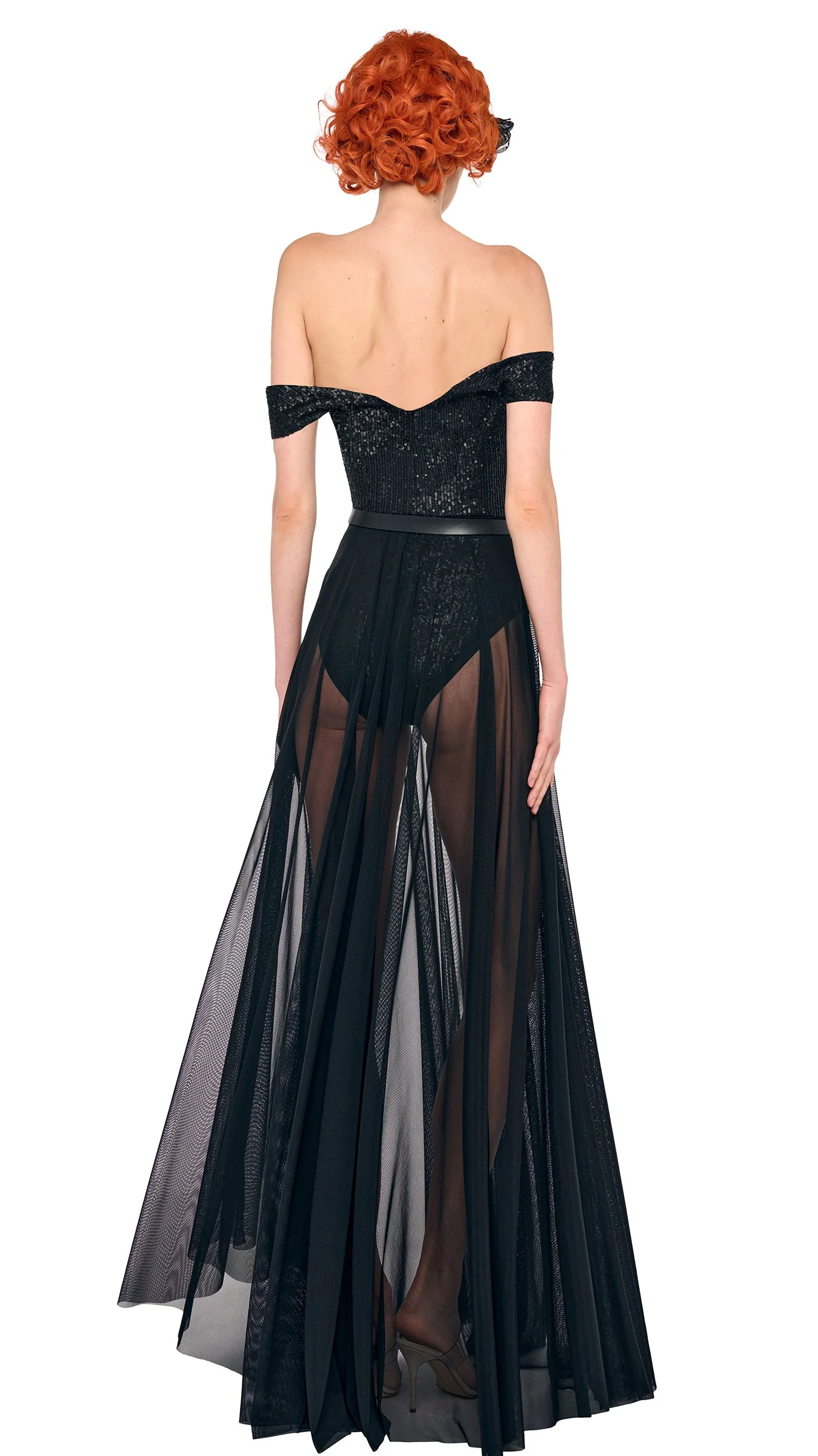 DOUBLE DROP SHOULDER GOWN - Image 3