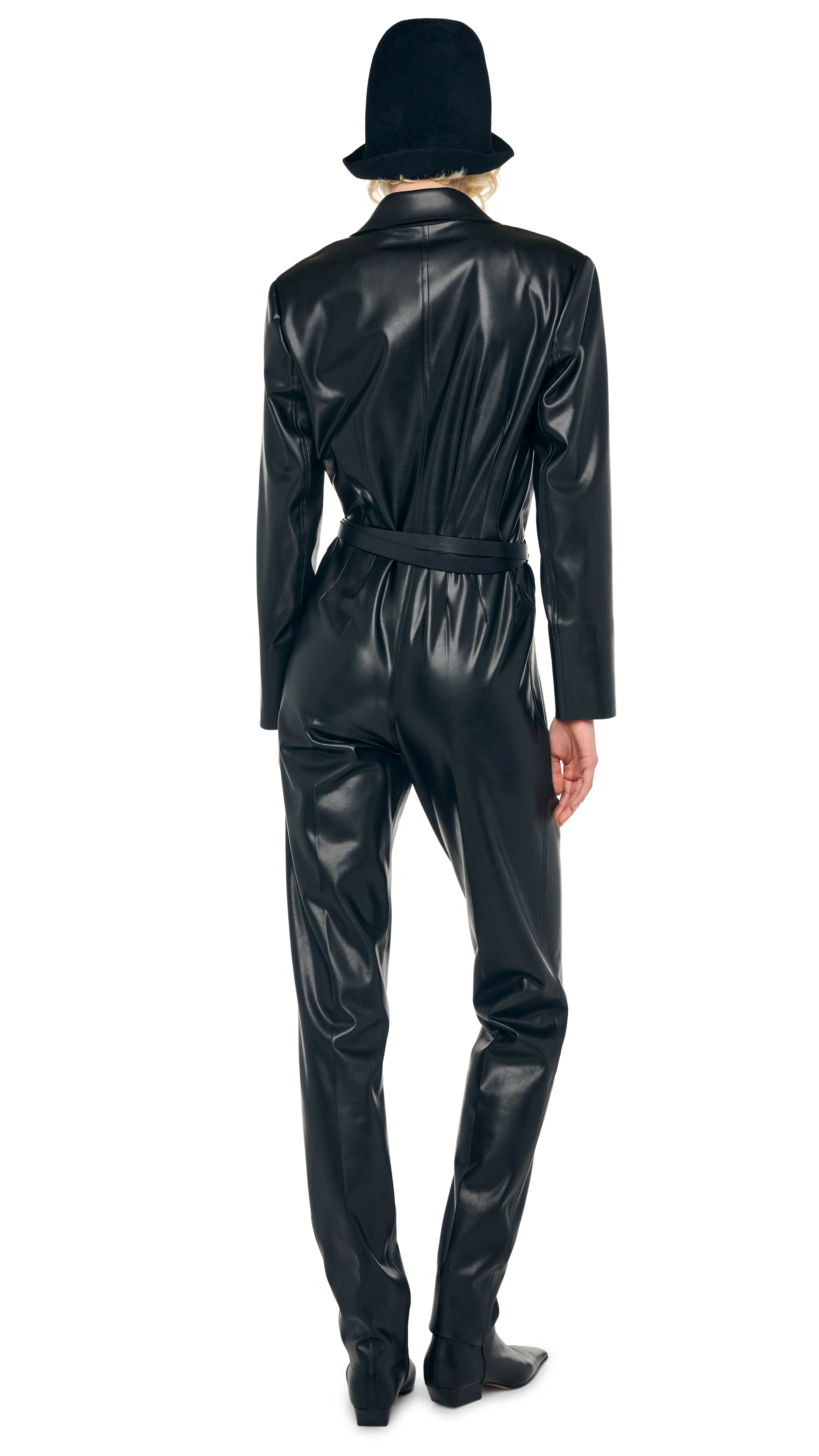 EASY FIT SINGLE BREASTED TAPERED LEG JUMPSUIT - Image 9