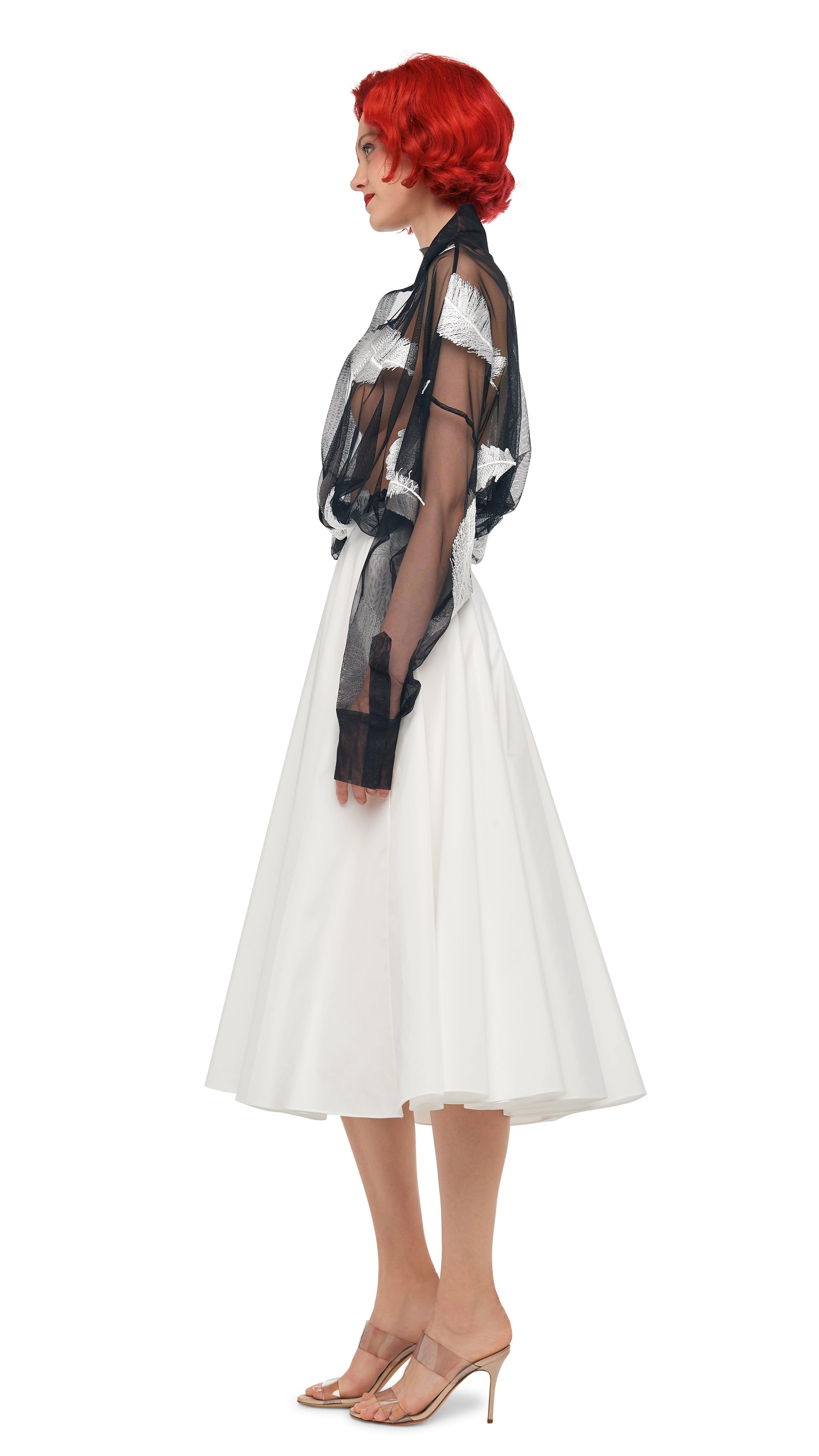 FLARED SKIRT TO MIDCALF - Image 2