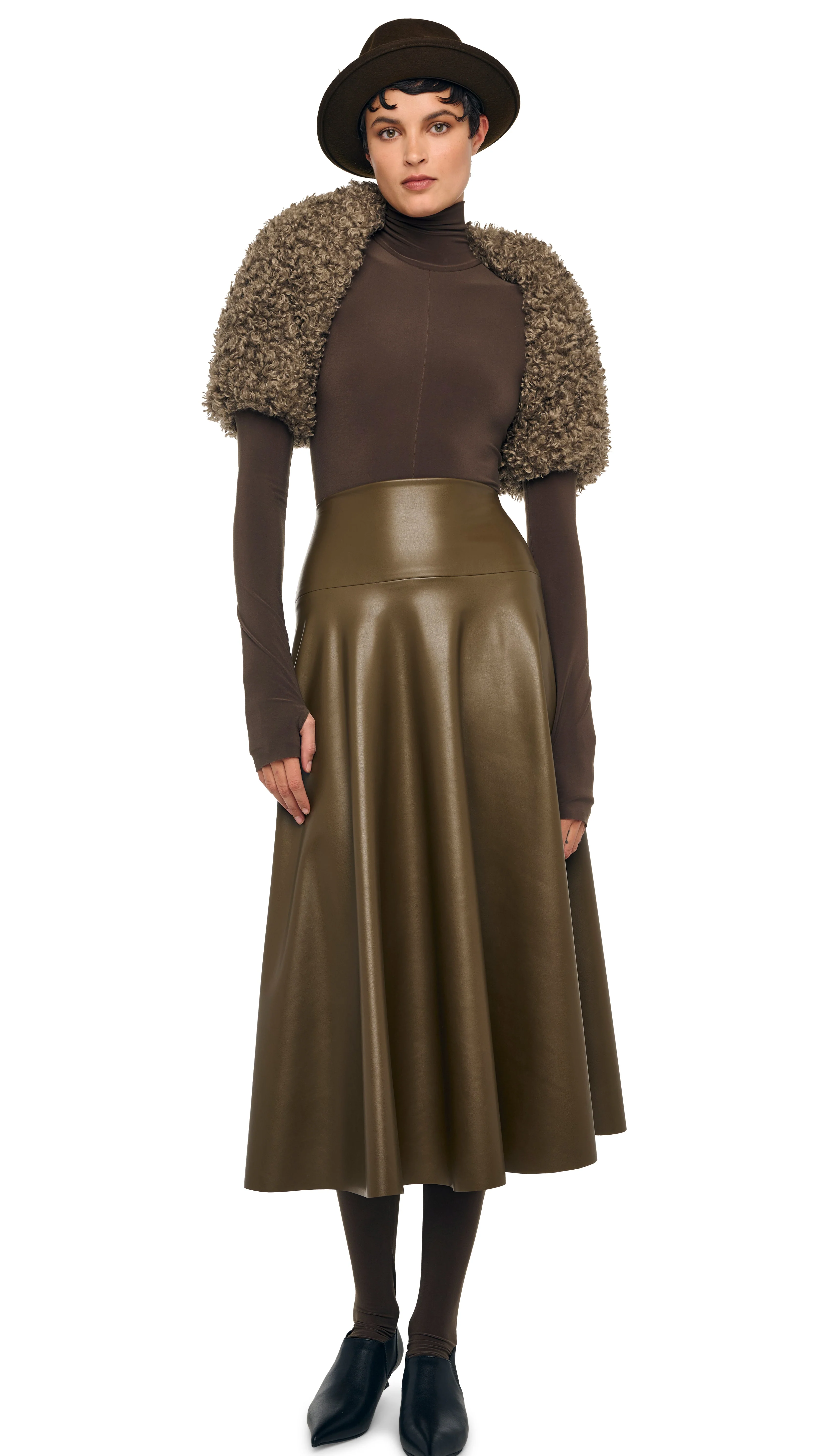 FLARED SKIRT TO MIDCALF - Image 4