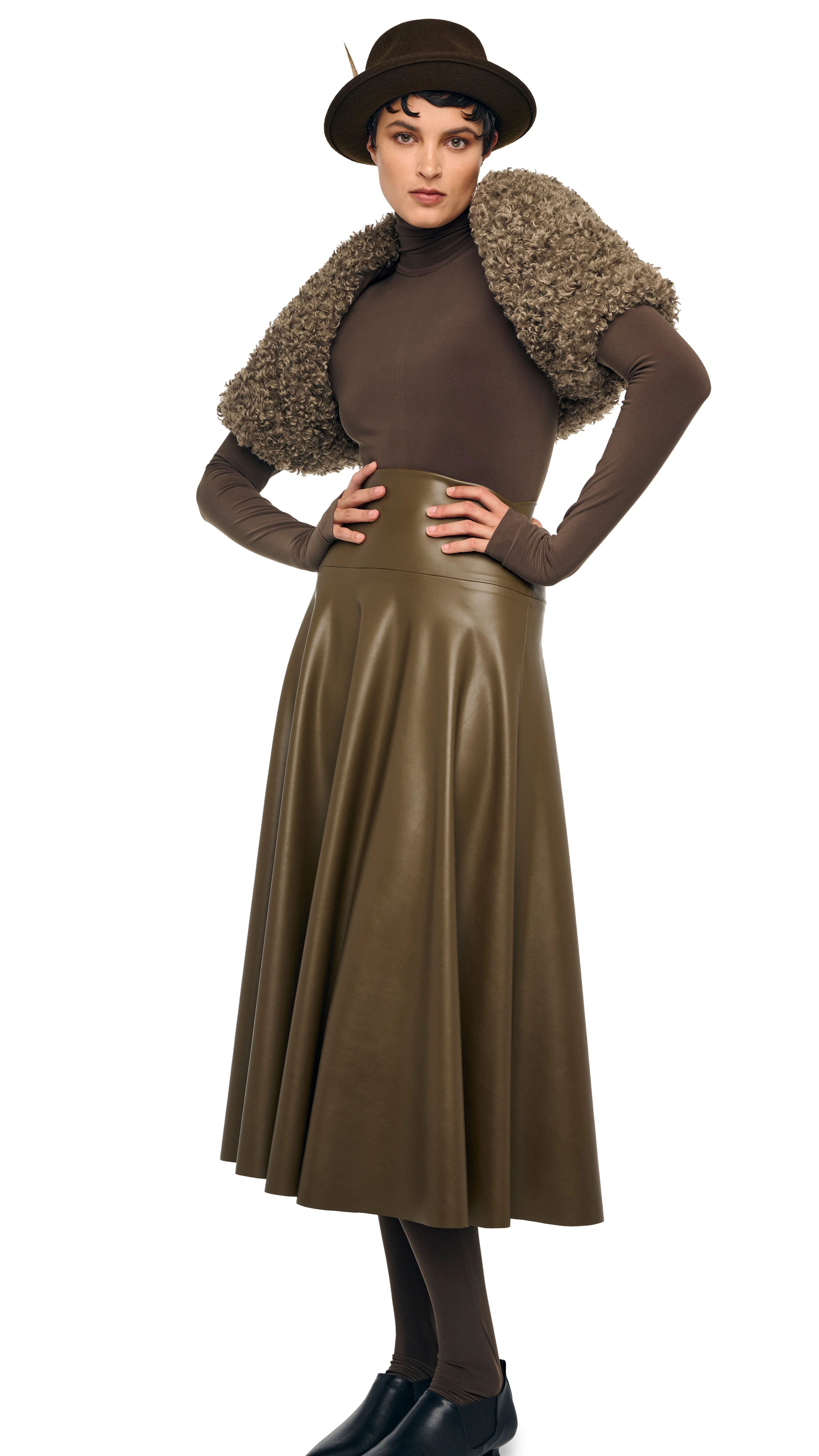 FLARED SKIRT TO MIDCALF - Image 5