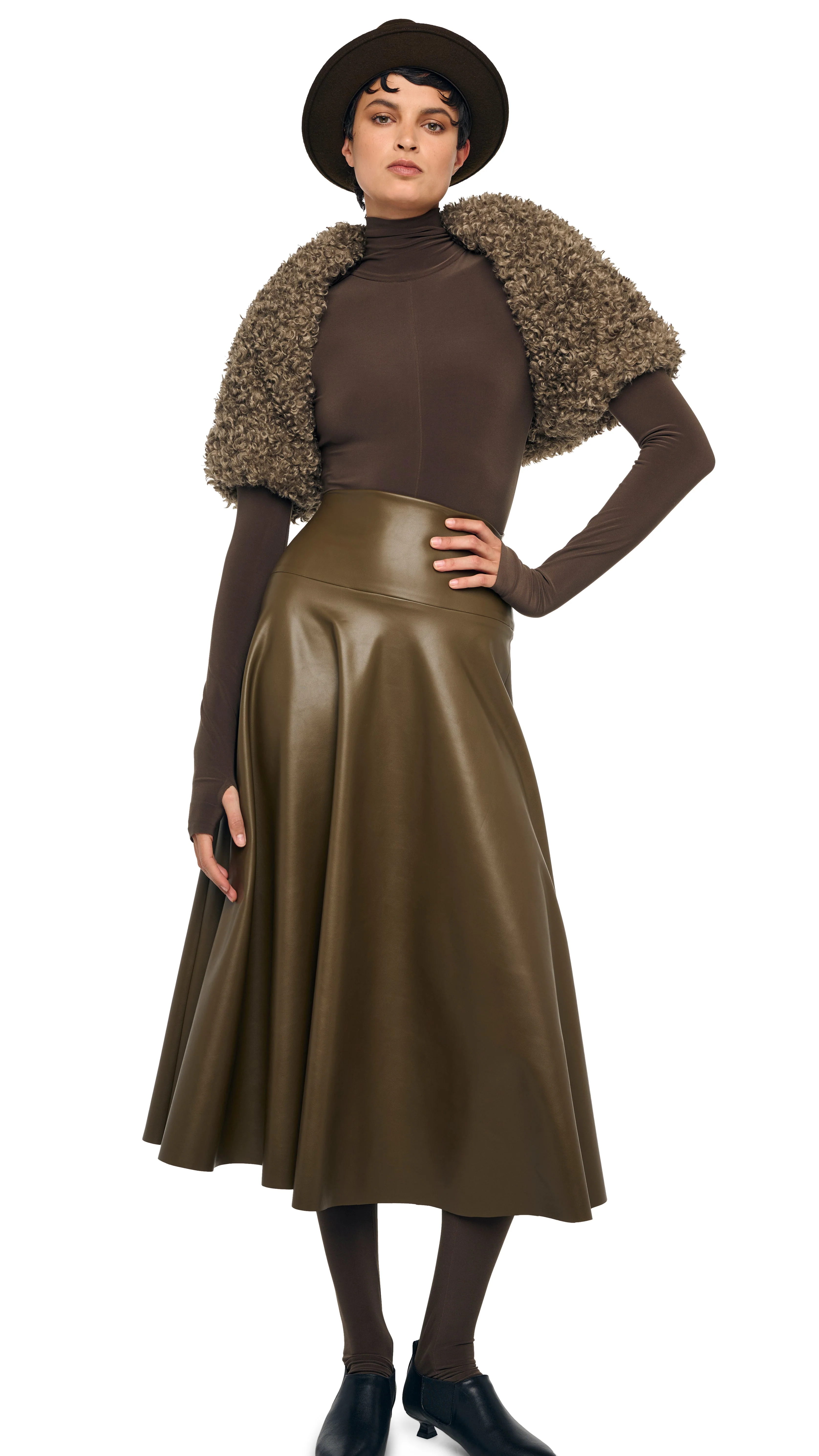 FLARED SKIRT TO MIDCALF - Image 7