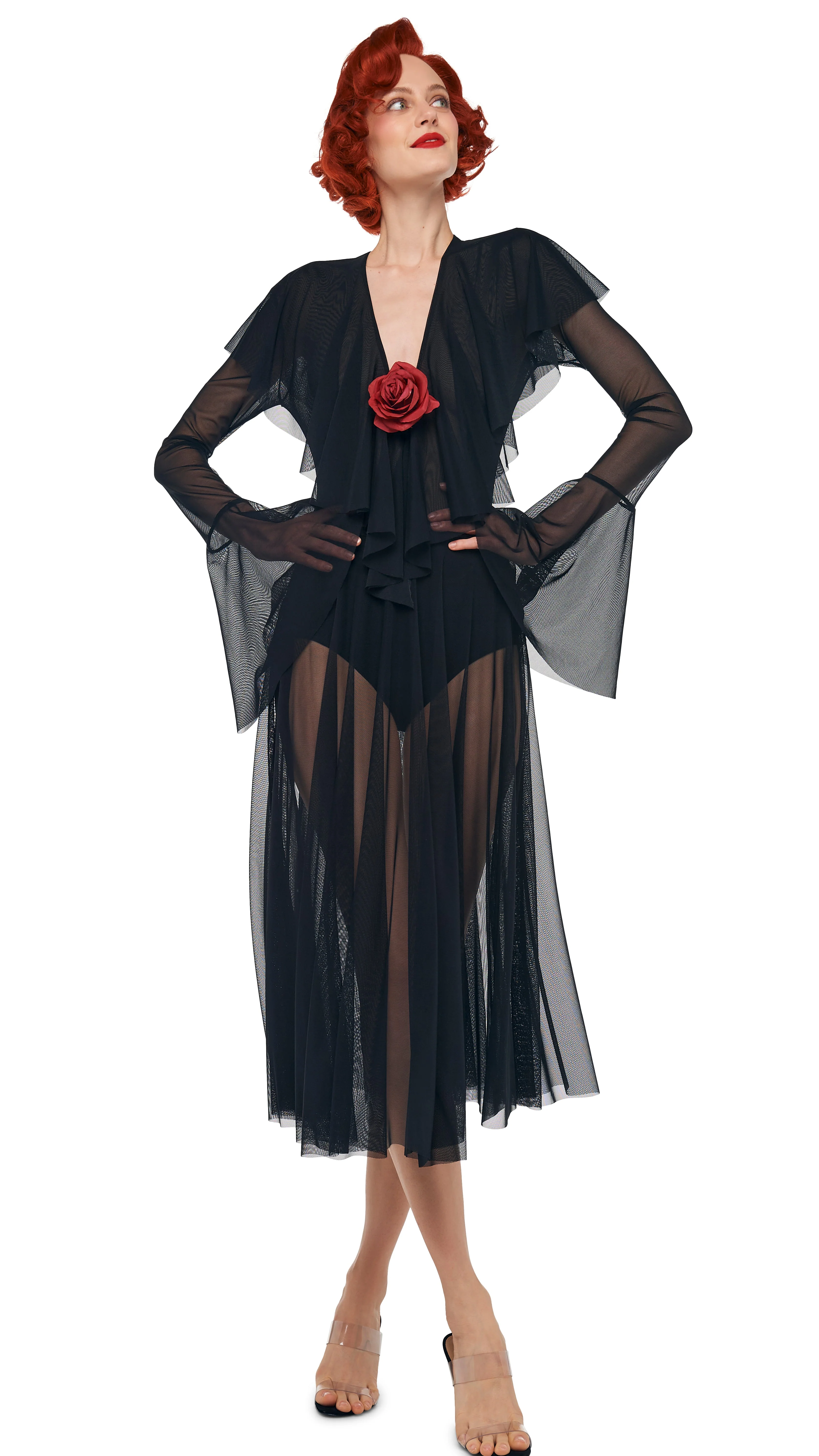 FLARED SKIRT TO MIDCALF W/ PANTY - Image 2