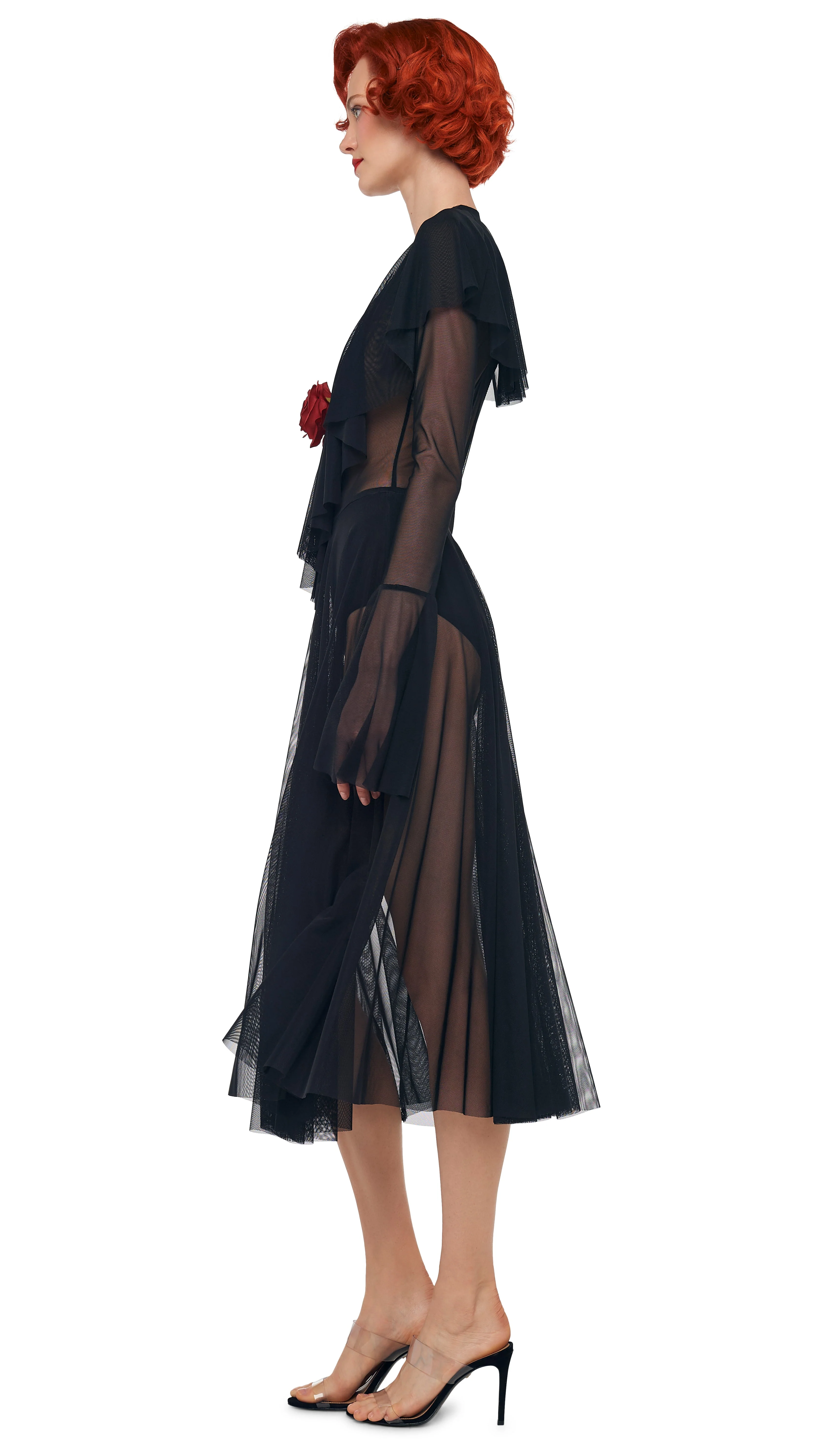 FLARED SKIRT TO MIDCALF W/ PANTY - Image 3