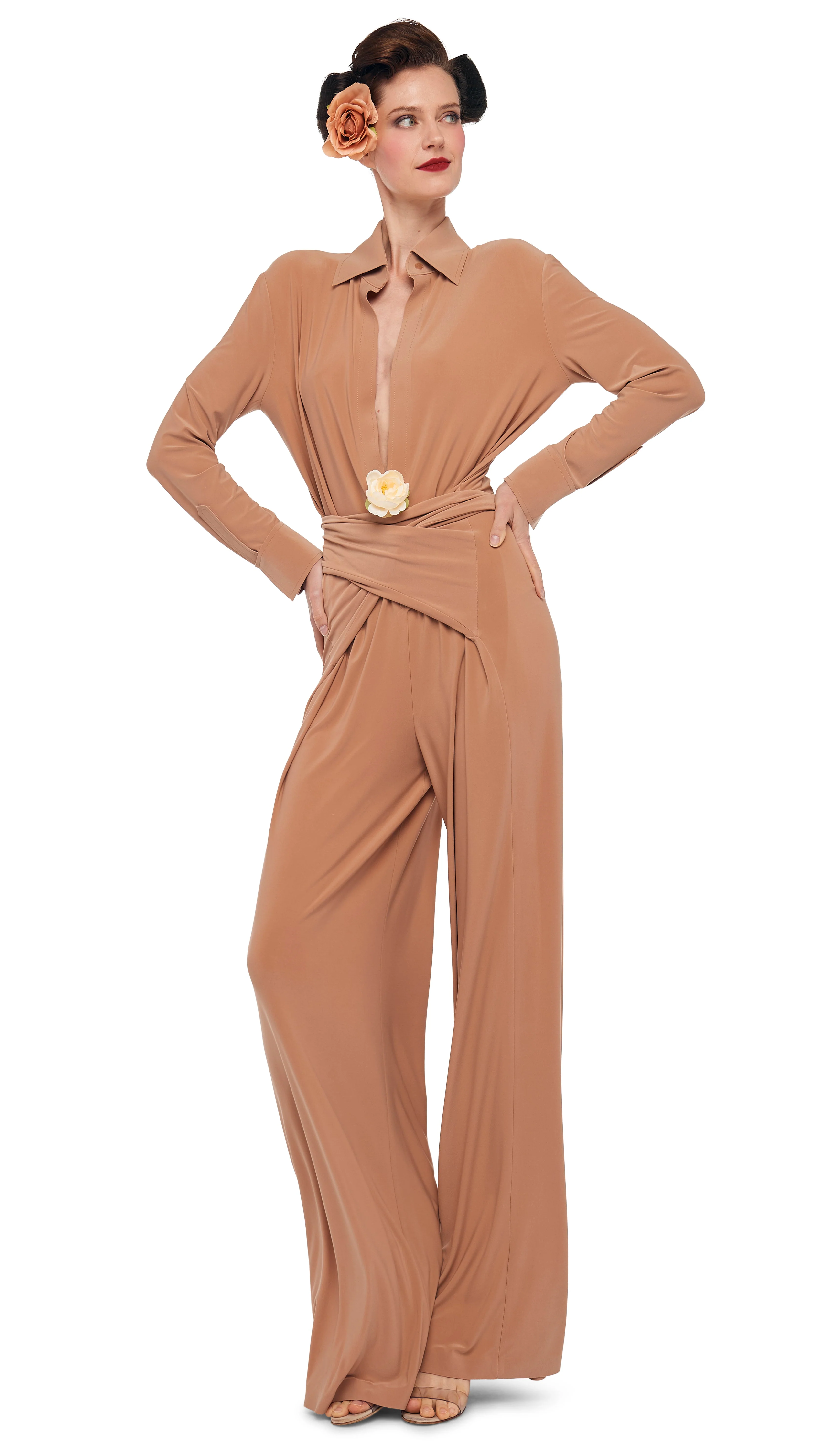FOUR SLEEVE NK SHIRT JUMPSUIT - Image 6