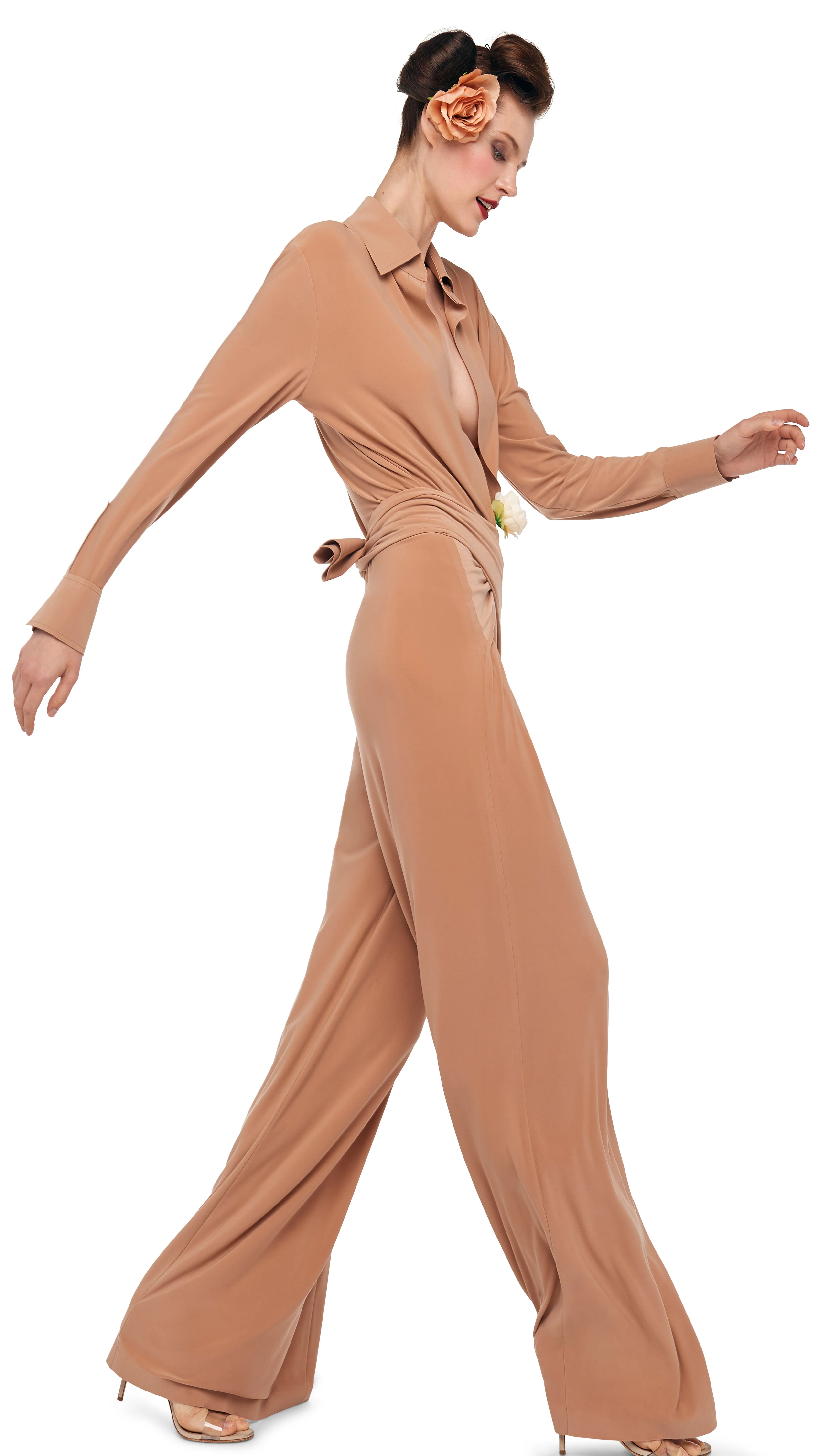 FOUR SLEEVE NK SHIRT JUMPSUIT - Image 7