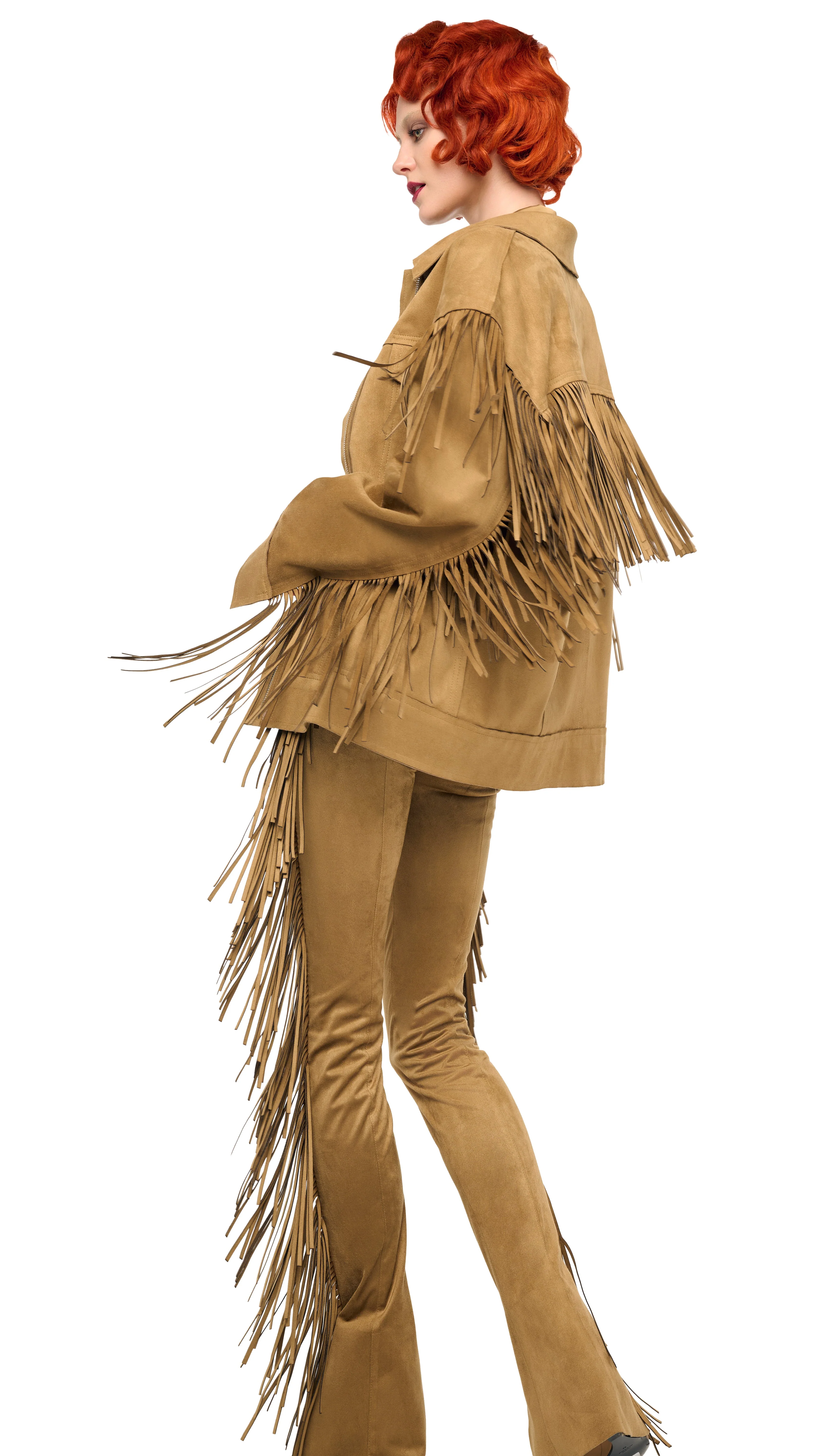 FRINGE OVERSIZED JEAN JACKET - Image 10
