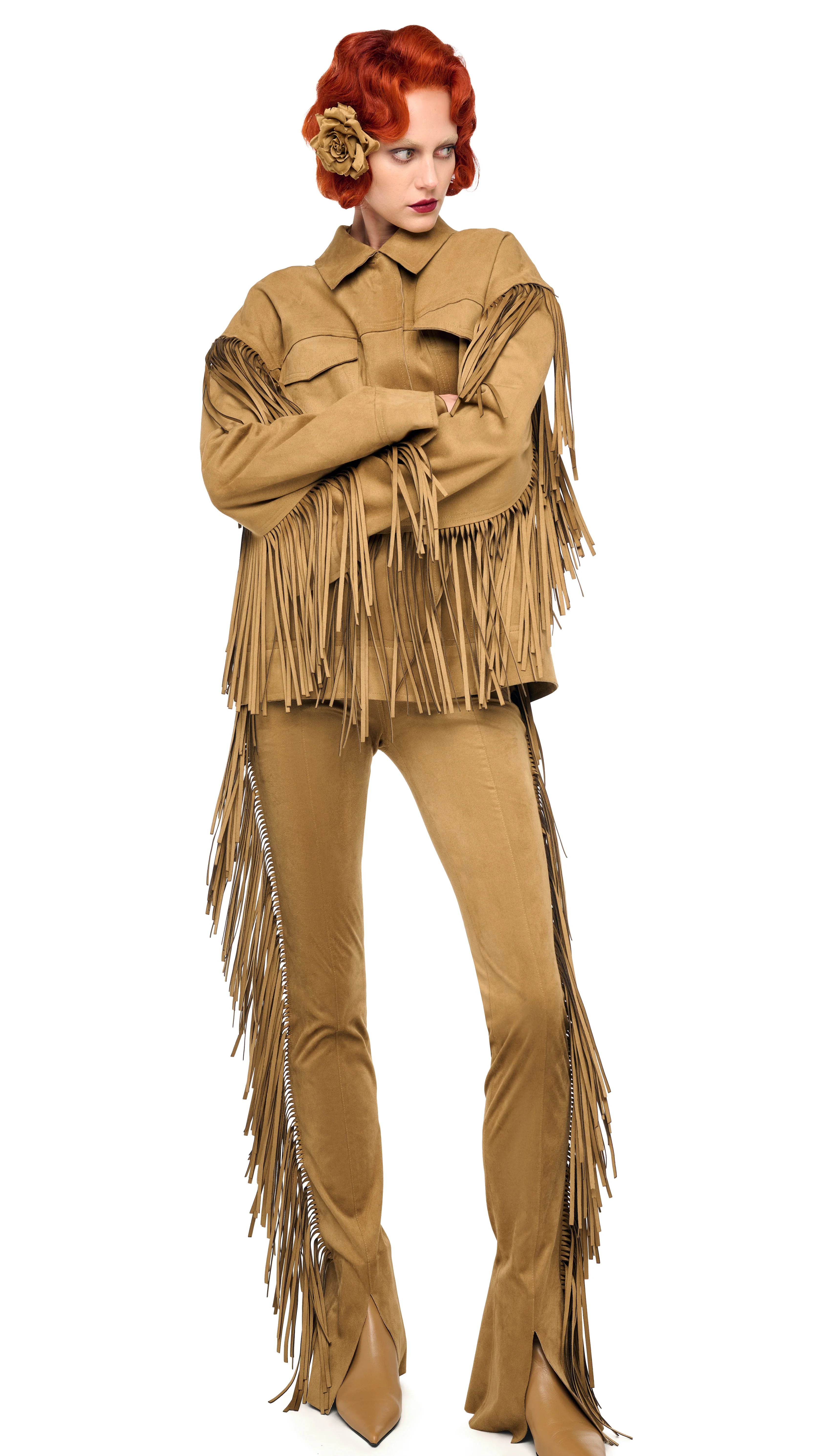 FRINGE OVERSIZED JEAN JACKET - Image 5