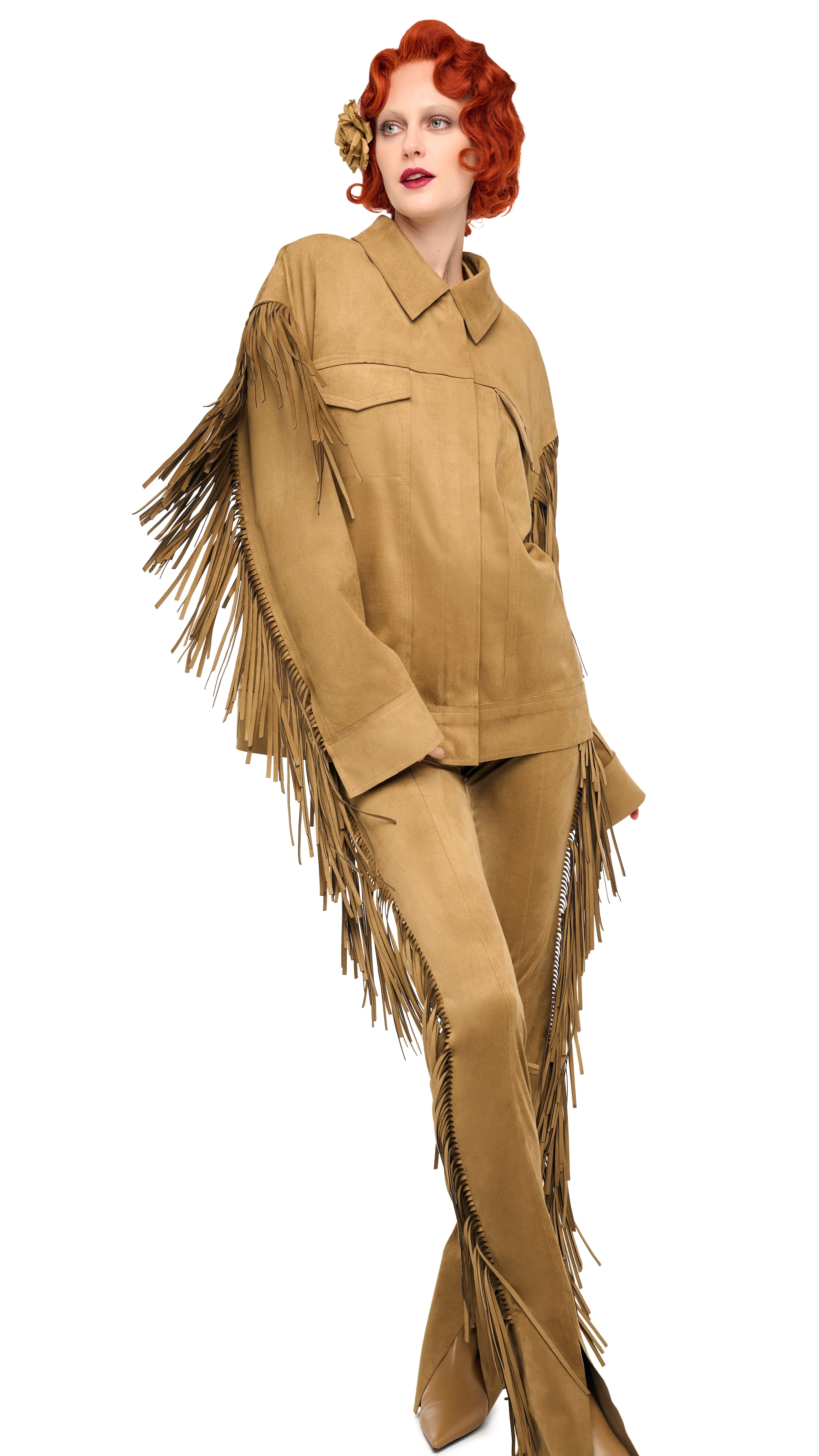 FRINGE OVERSIZED JEAN JACKET - Image 6