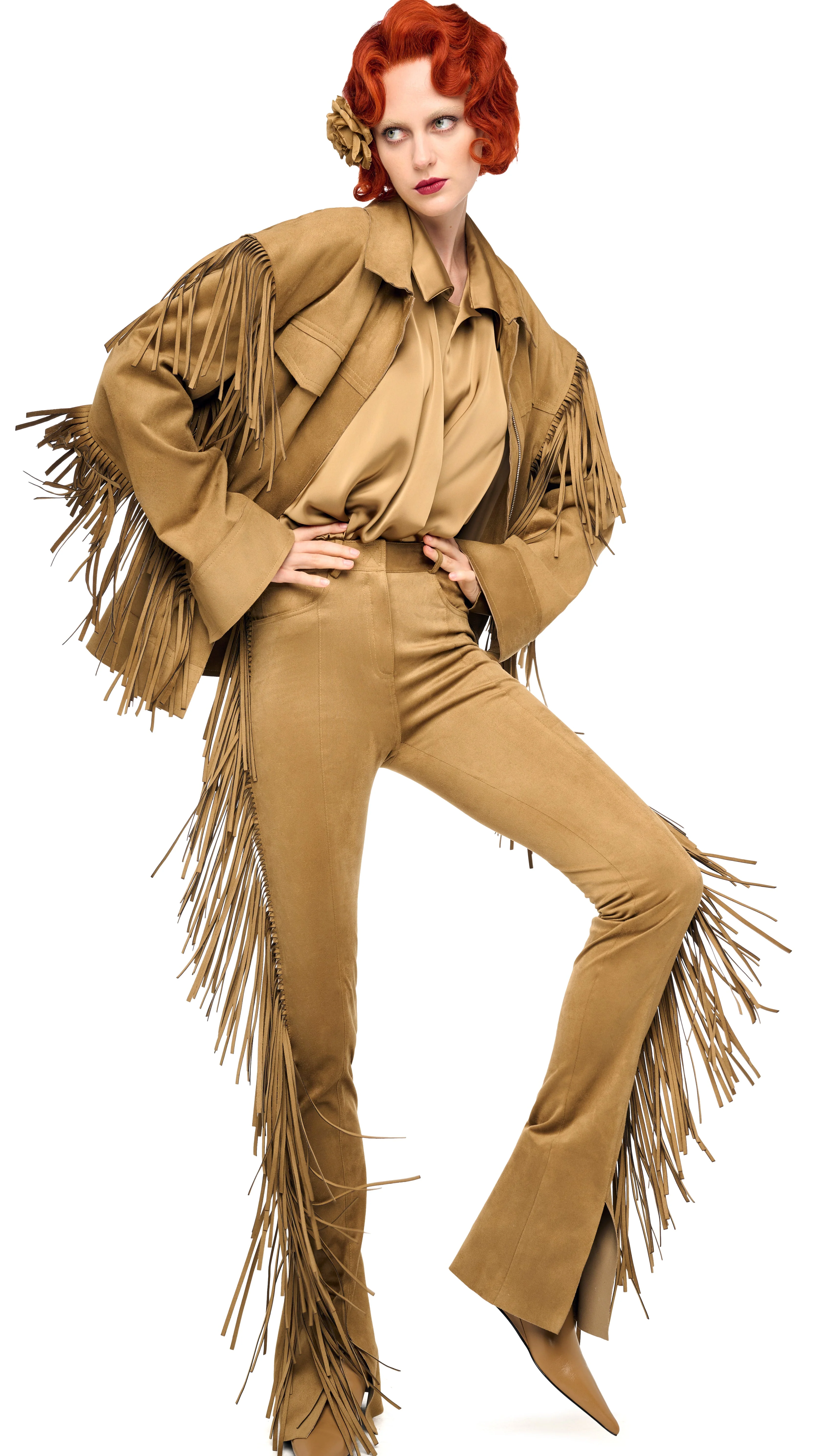 FRINGE OVERSIZED JEAN JACKET - Image 7