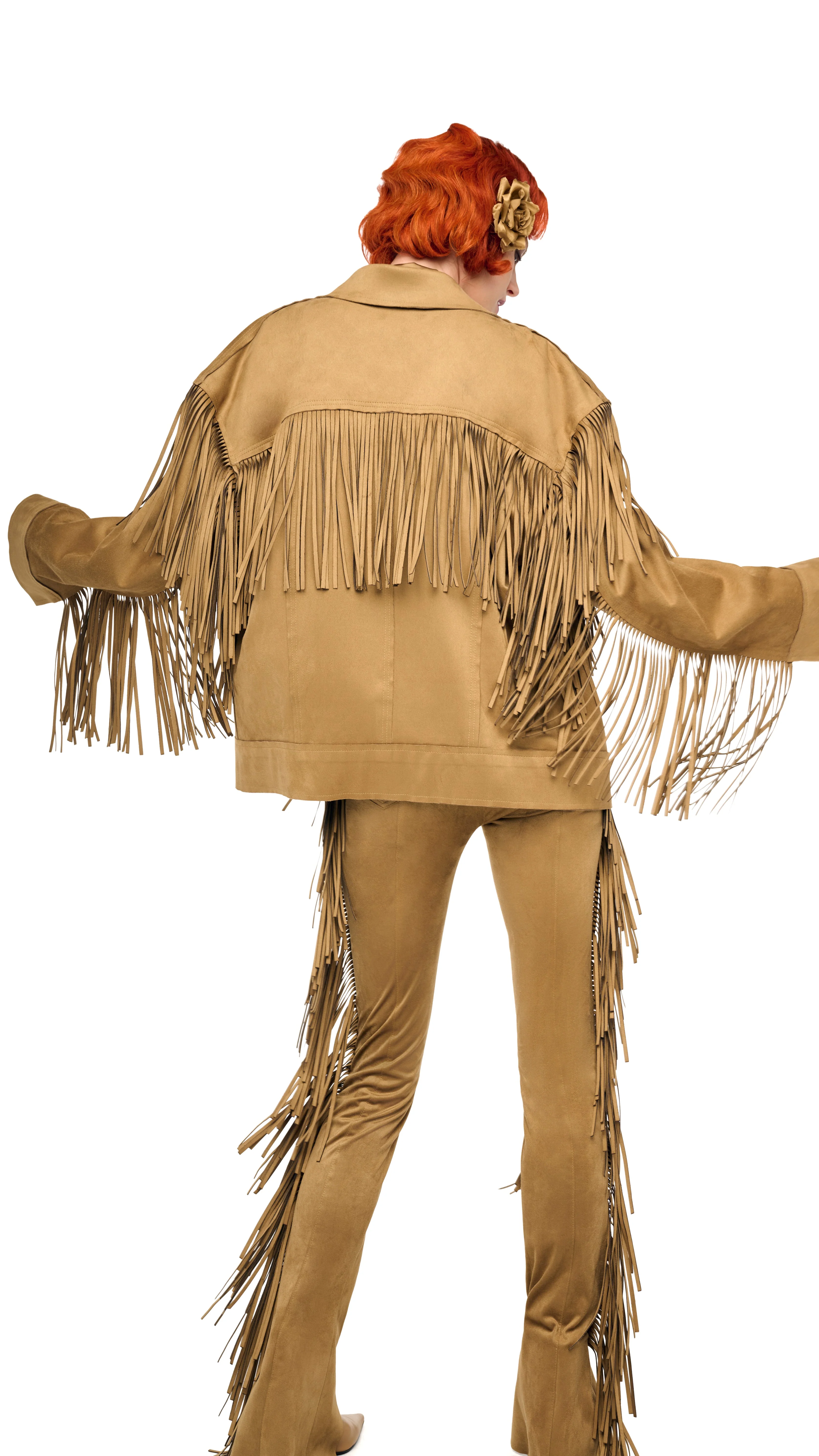 FRINGE OVERSIZED JEAN JACKET - Image 9