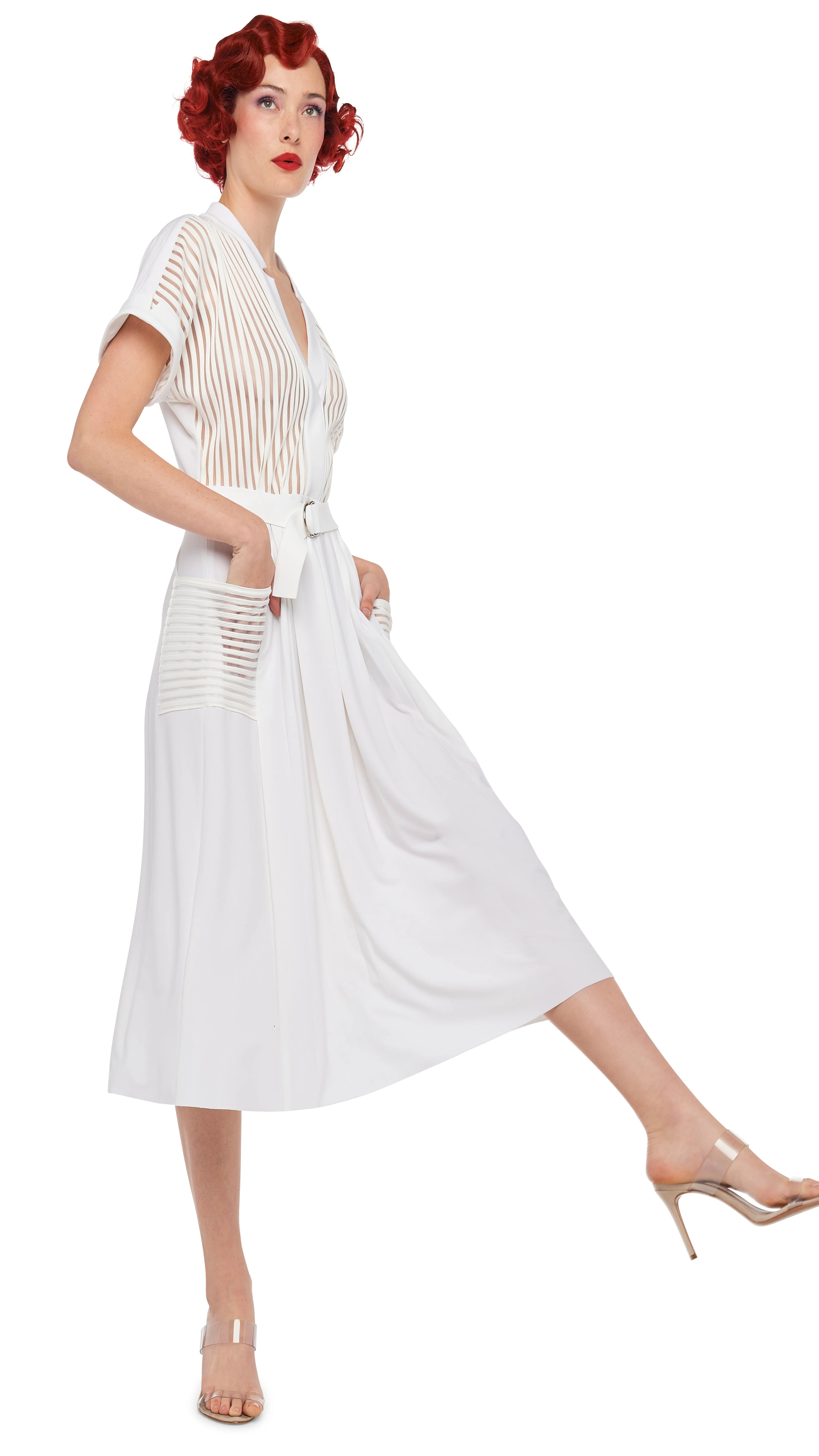 GERALYN SHORT SLEEVE DRESS - Image 5