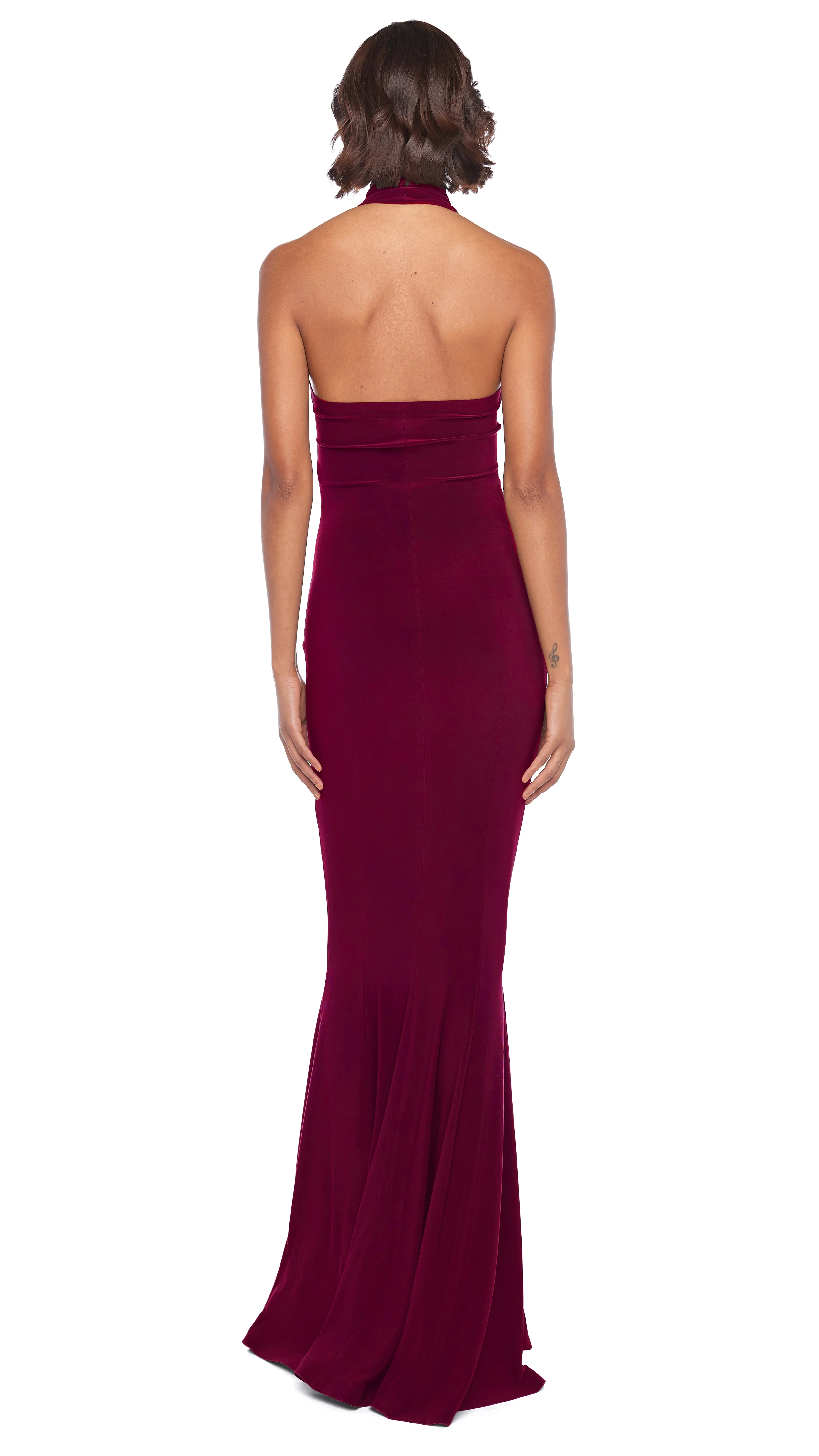 HALTER TURTLE FISHTAIL GOWN - Image 3