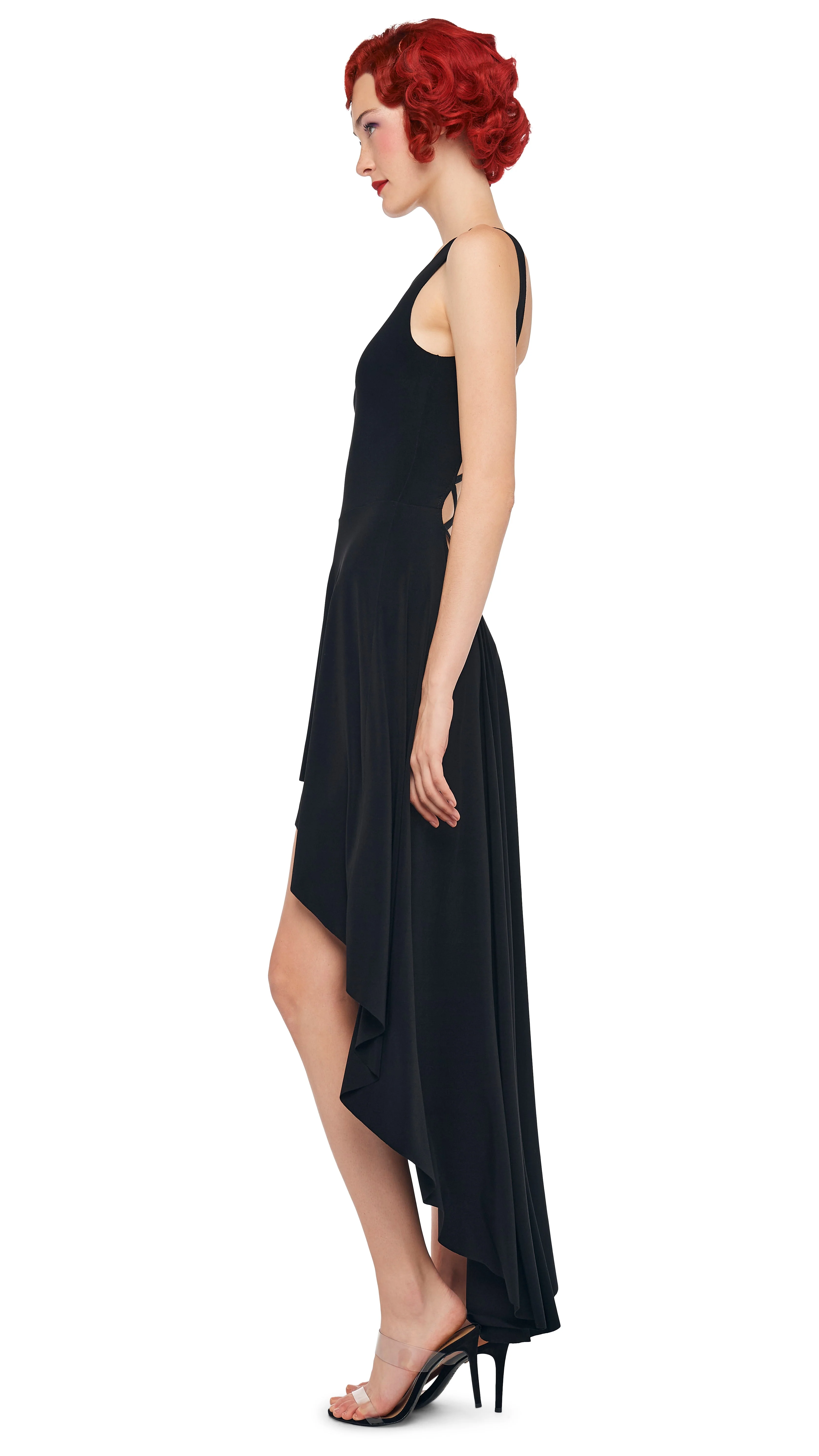 HI LOW SLEEVELESS X GOWN - Image 3
