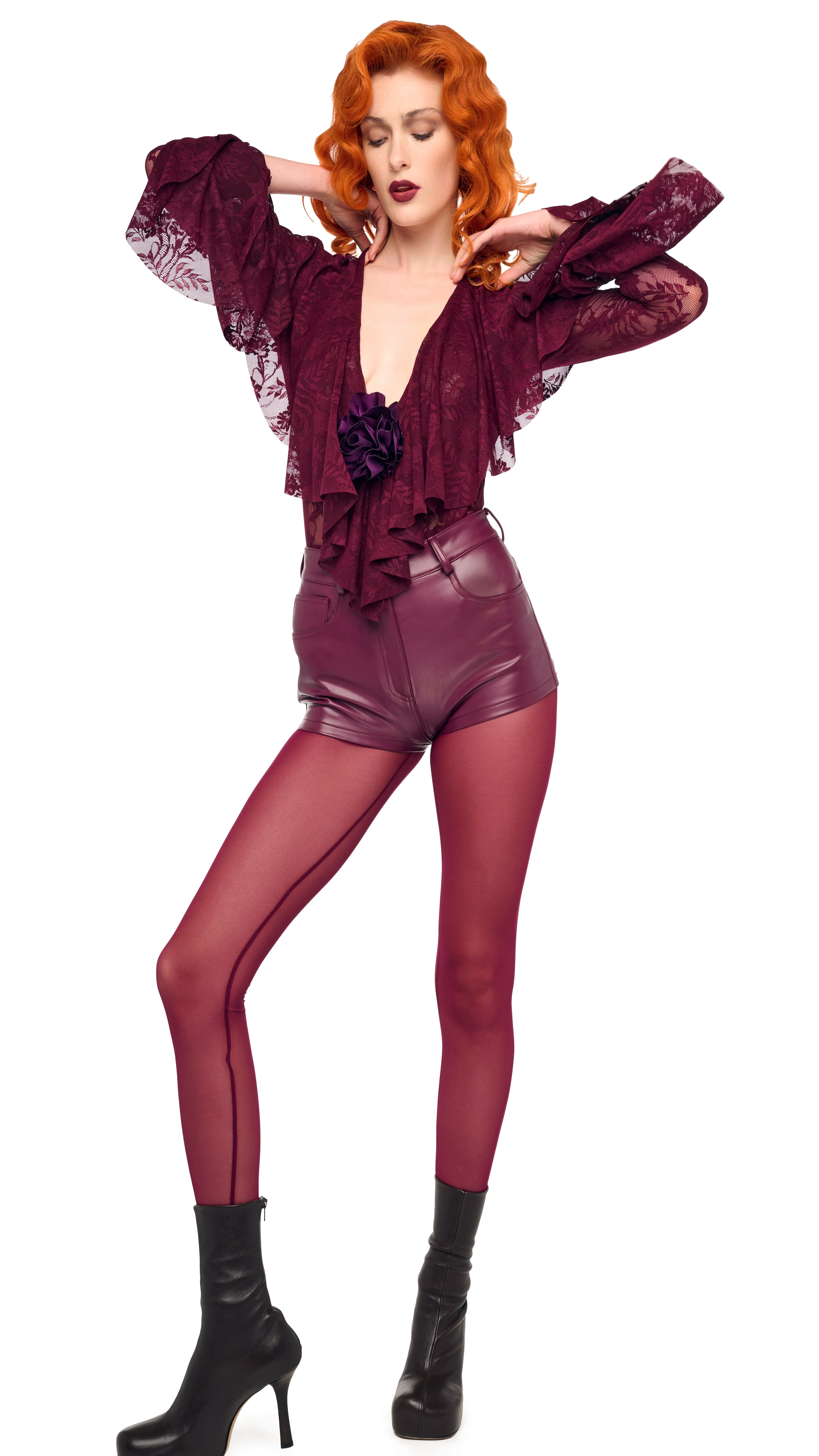 HIGH WAIST JEAN SHORT - Image 6