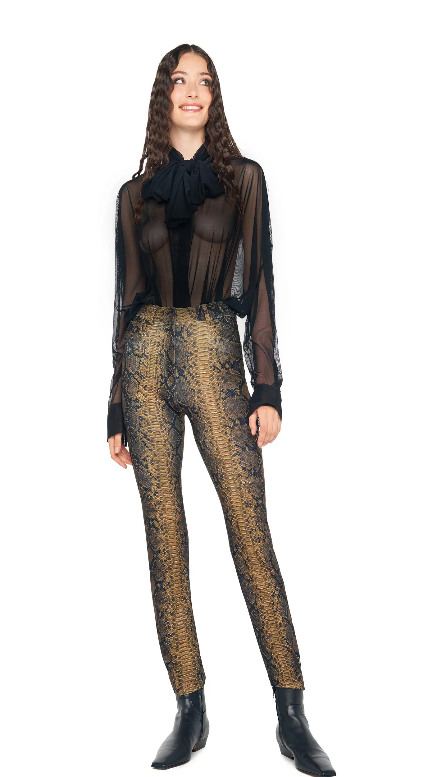 HIGH WAIST PENCIL JEAN - Image 4