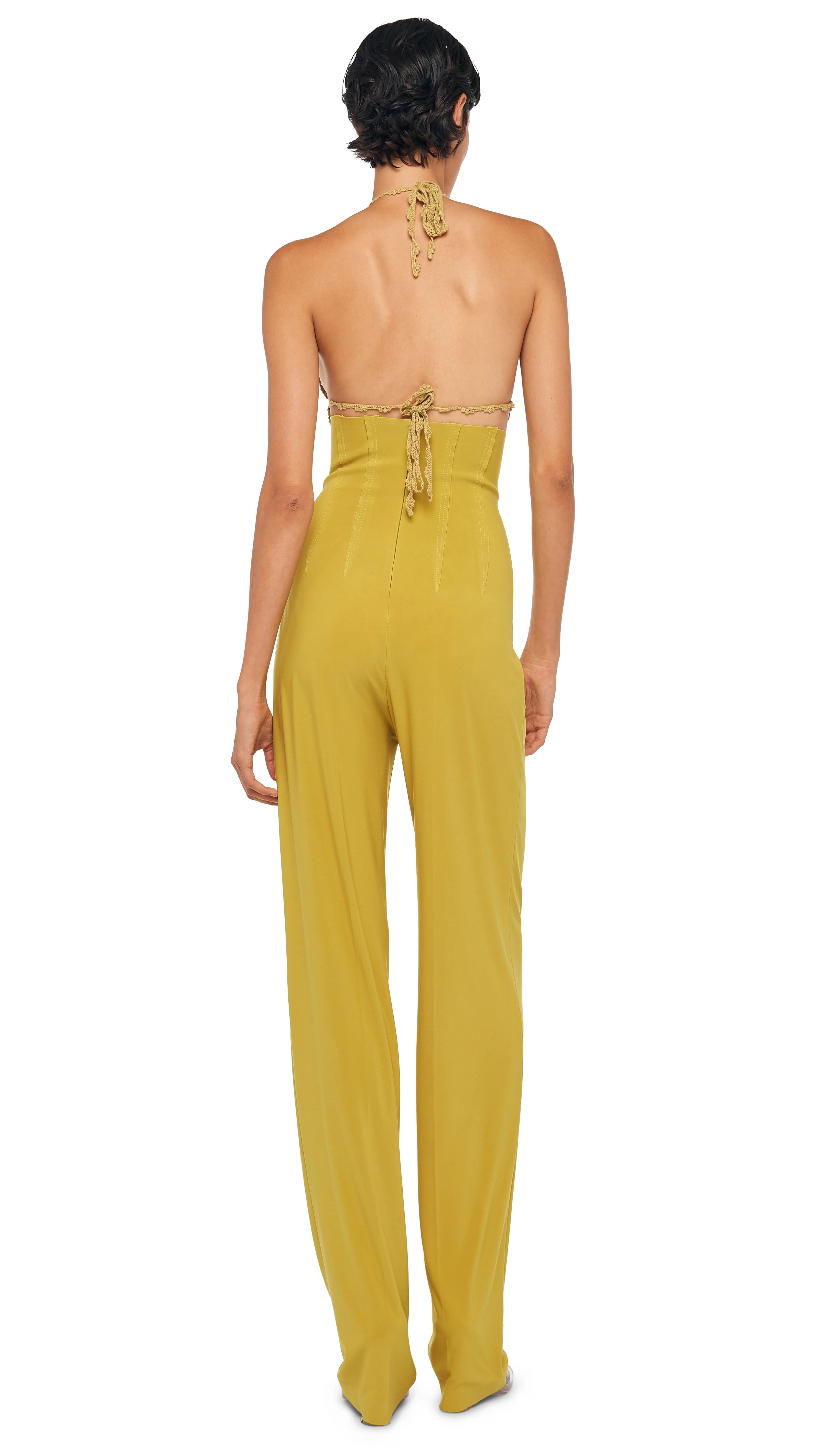 HIGH WAIST TAILORED PLEAT PANT - Image 4