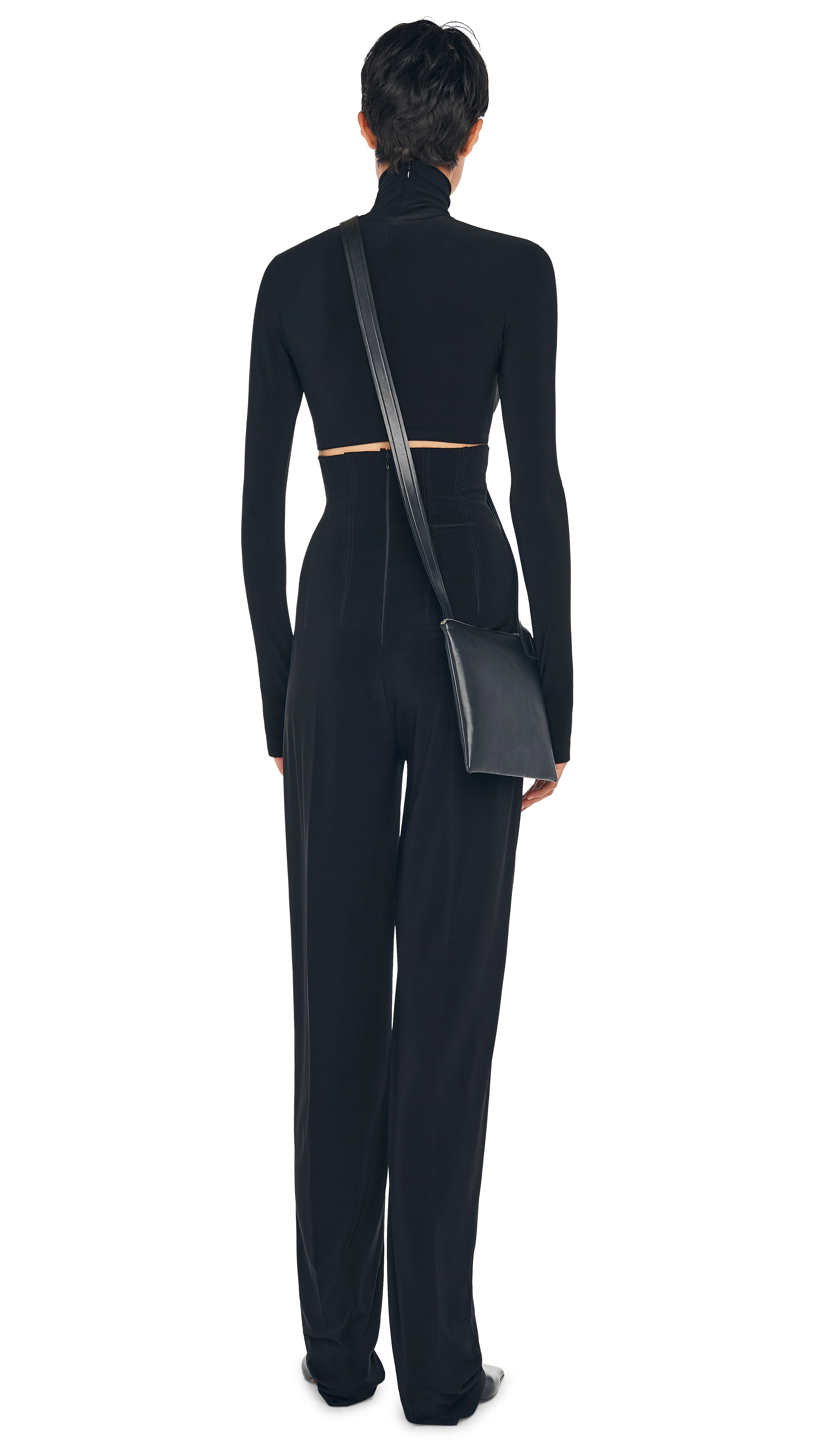 HIGH WAIST TAILORED PLEAT PANT - Image 3