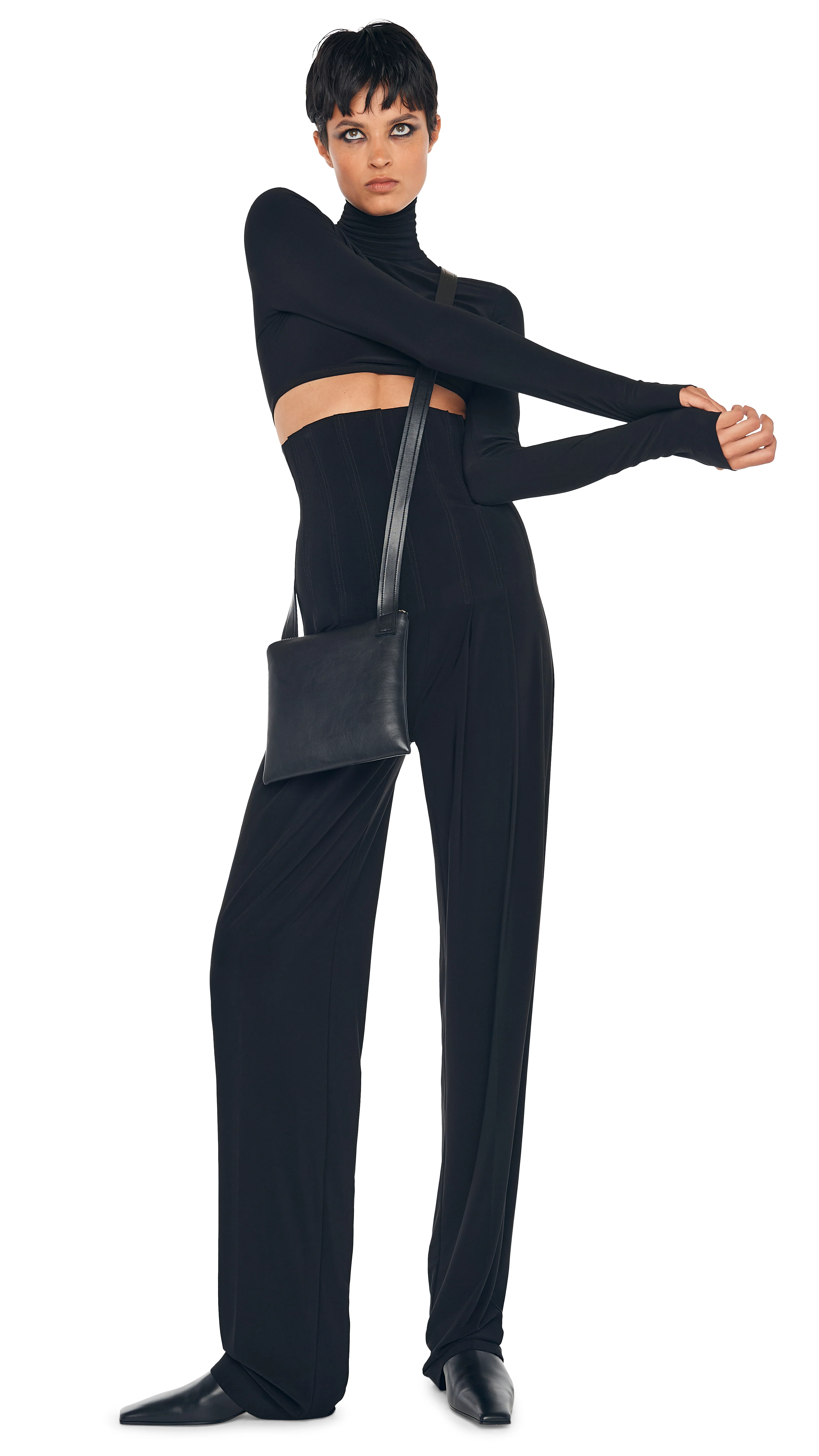 HIGH WAIST TAILORED PLEAT PANT - Image 6