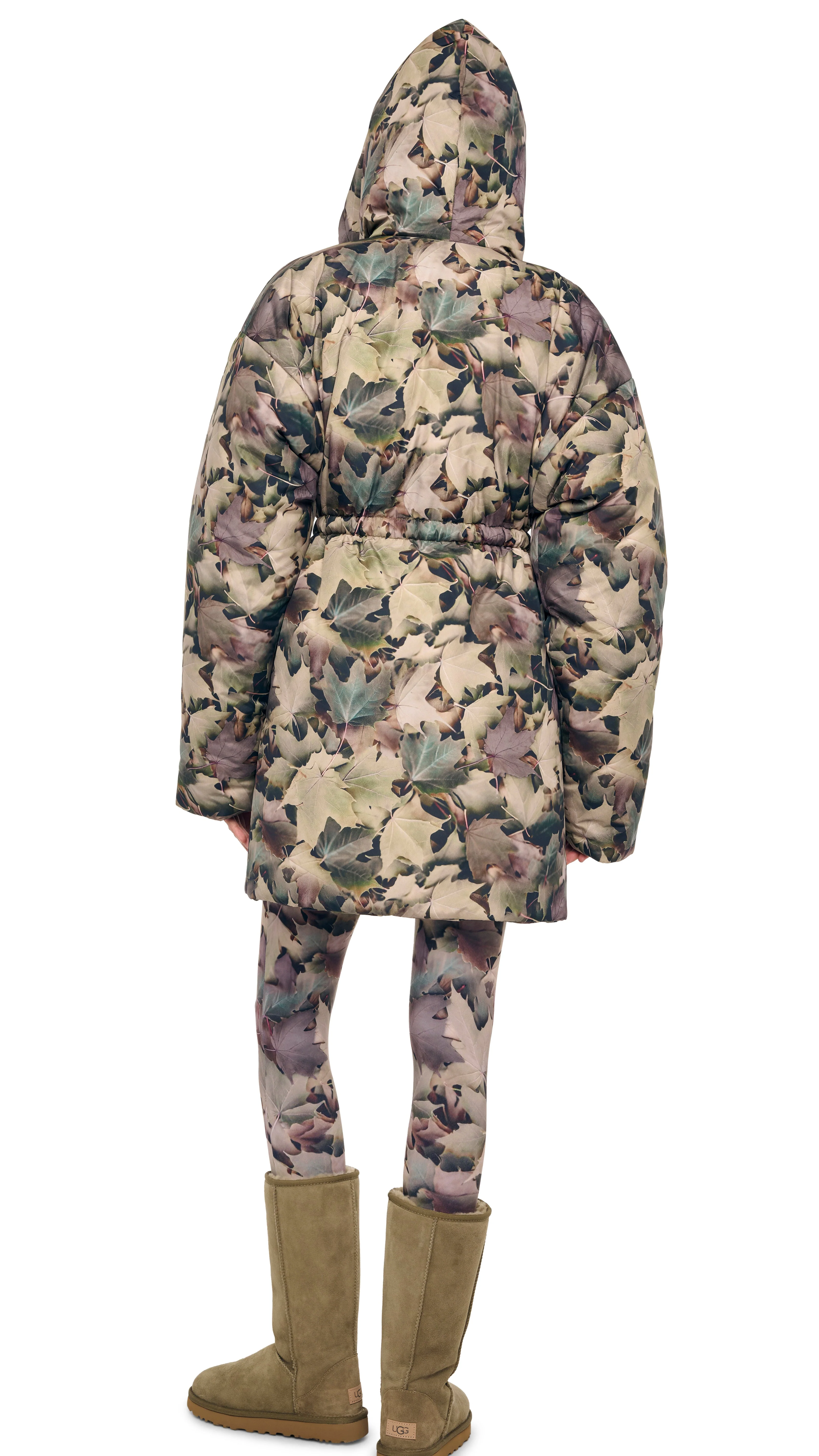 HOODED SLEEPING BAG COAT TO KNEE - Image 3