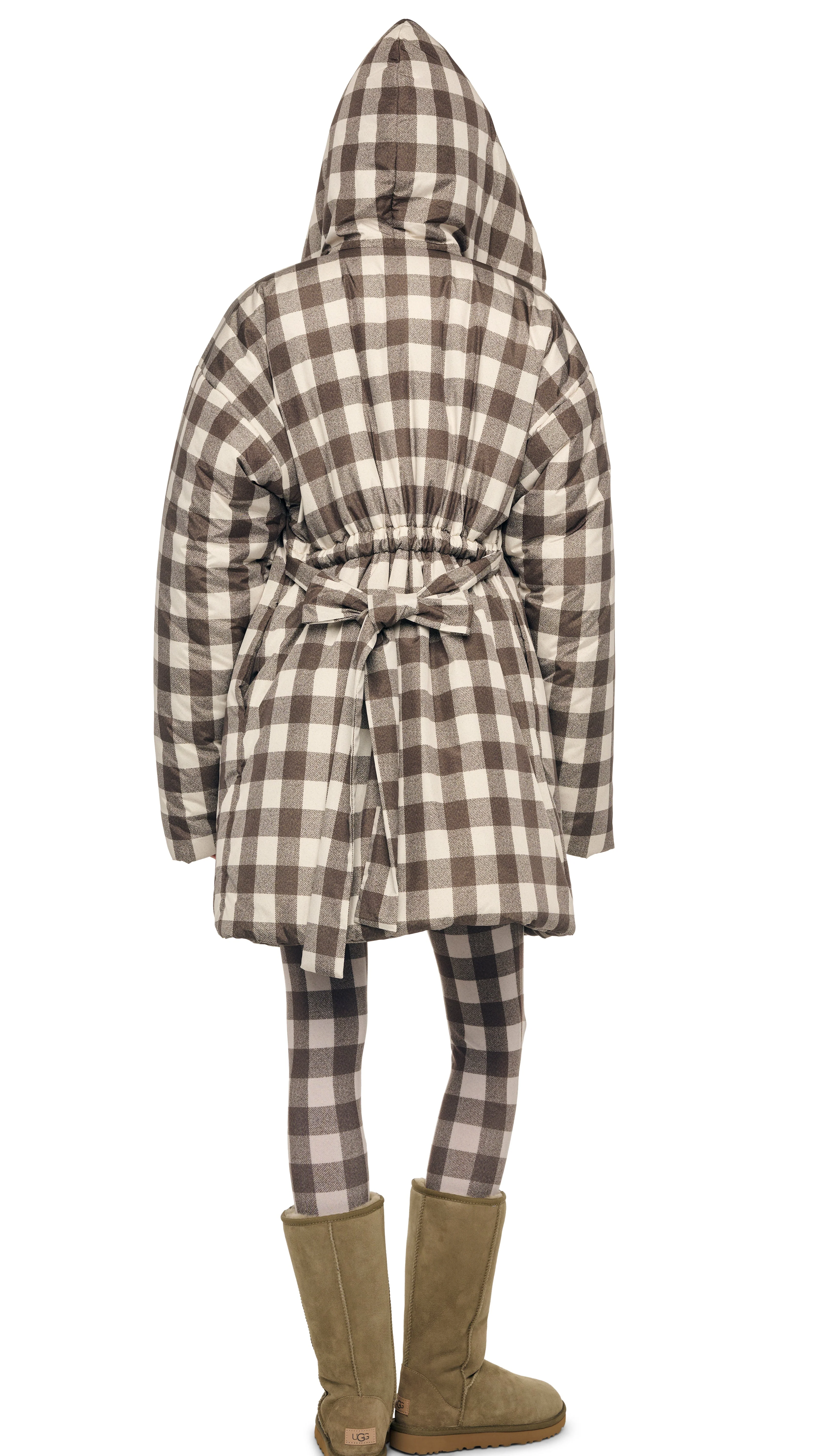 HOODED SLEEPING BAG COAT TO KNEE - Image 3