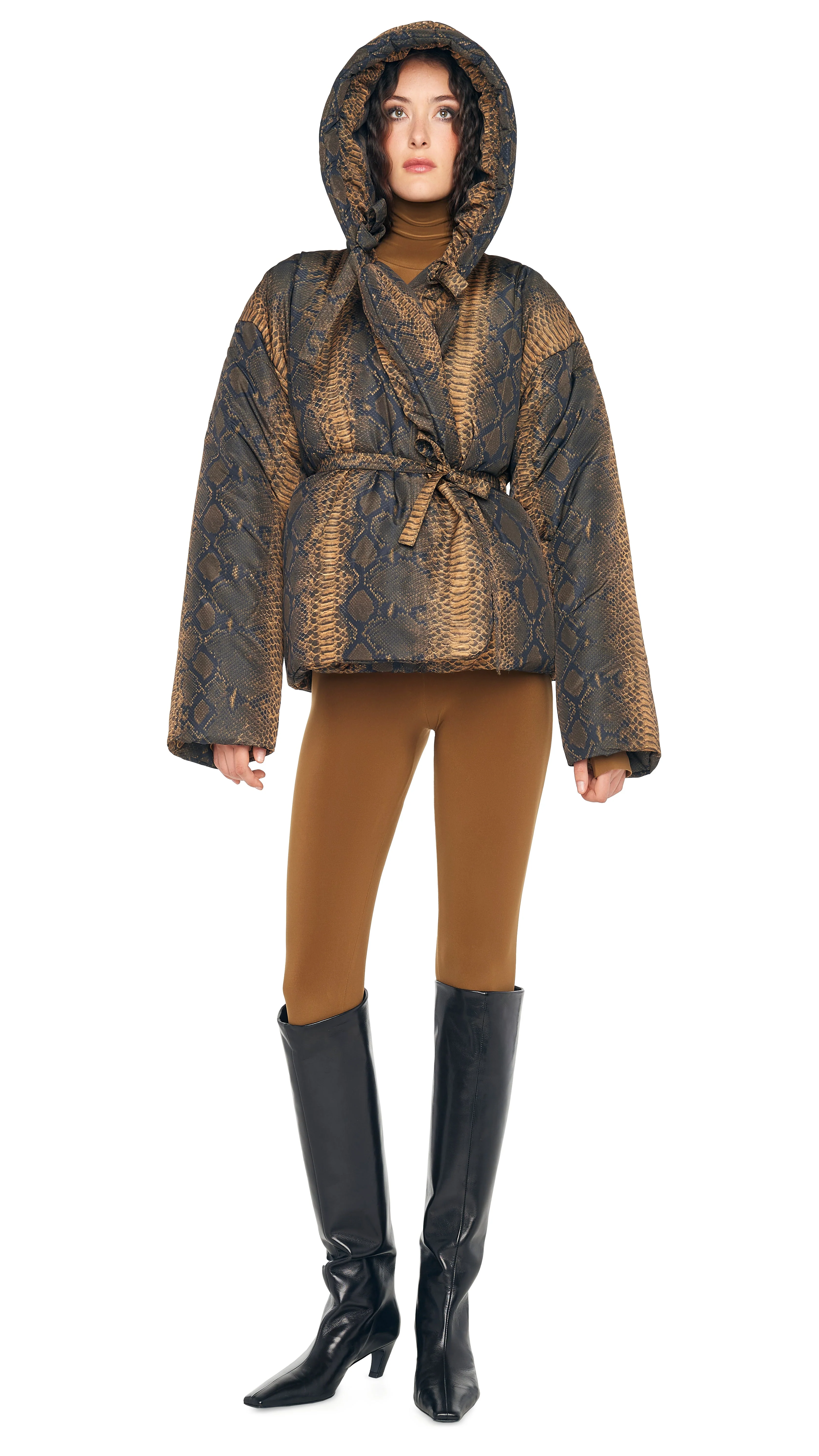 HOODED SLEEPING BAG JACKET - Image 2