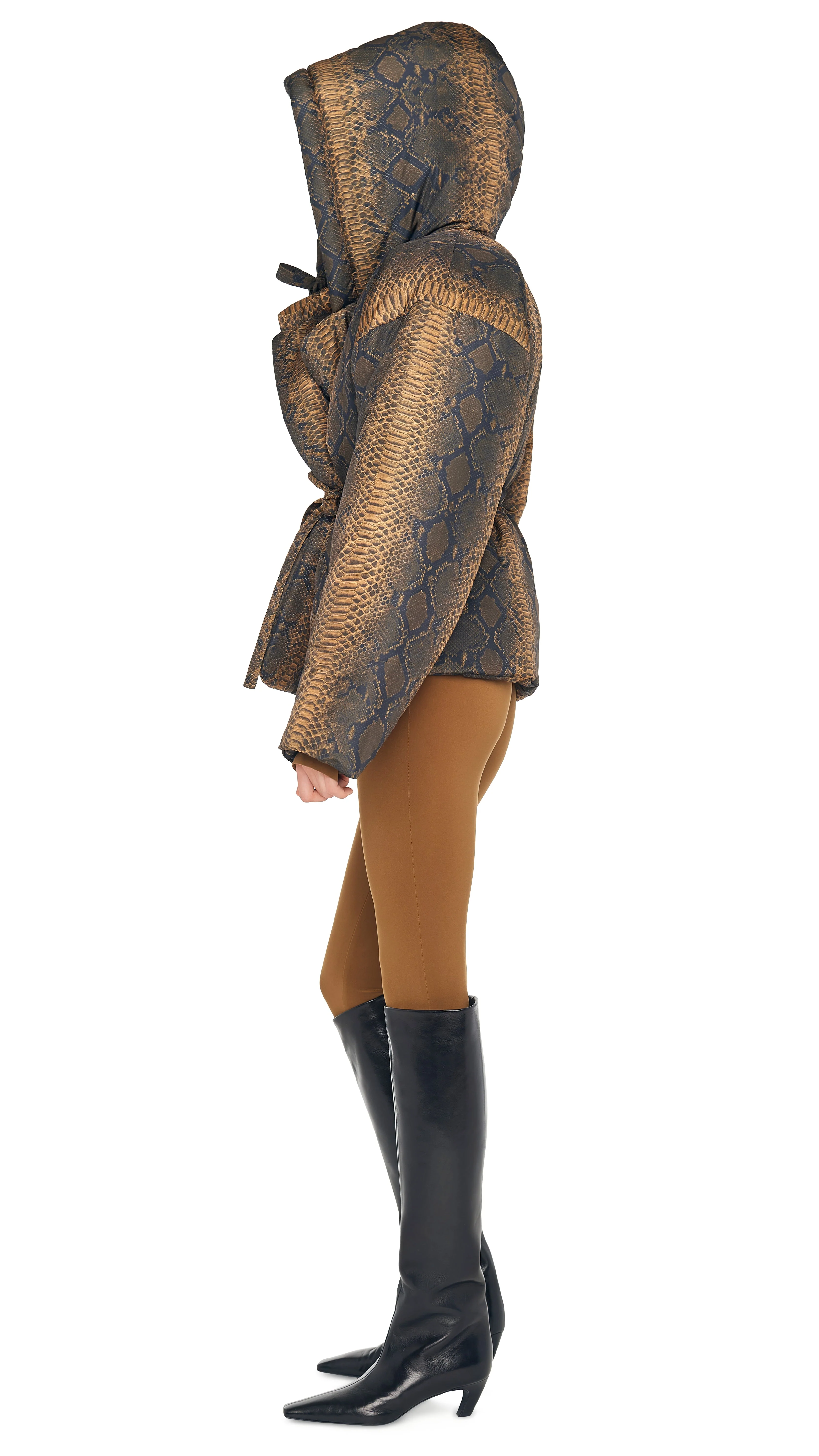 HOODED SLEEPING BAG JACKET - Image 3