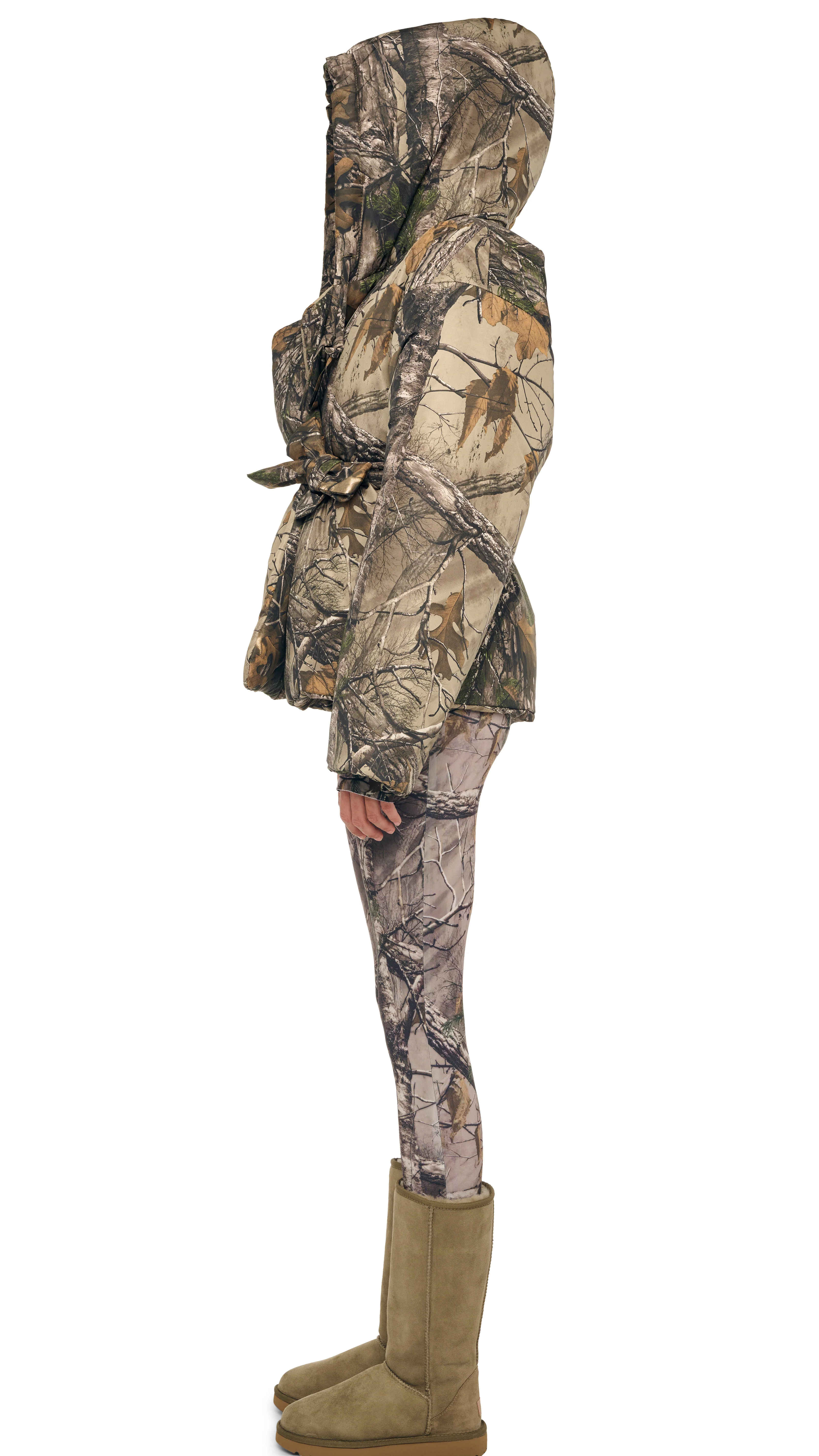 HOODED SLEEPING BAG JACKET W/ DRAWSTRINGS - Image 2