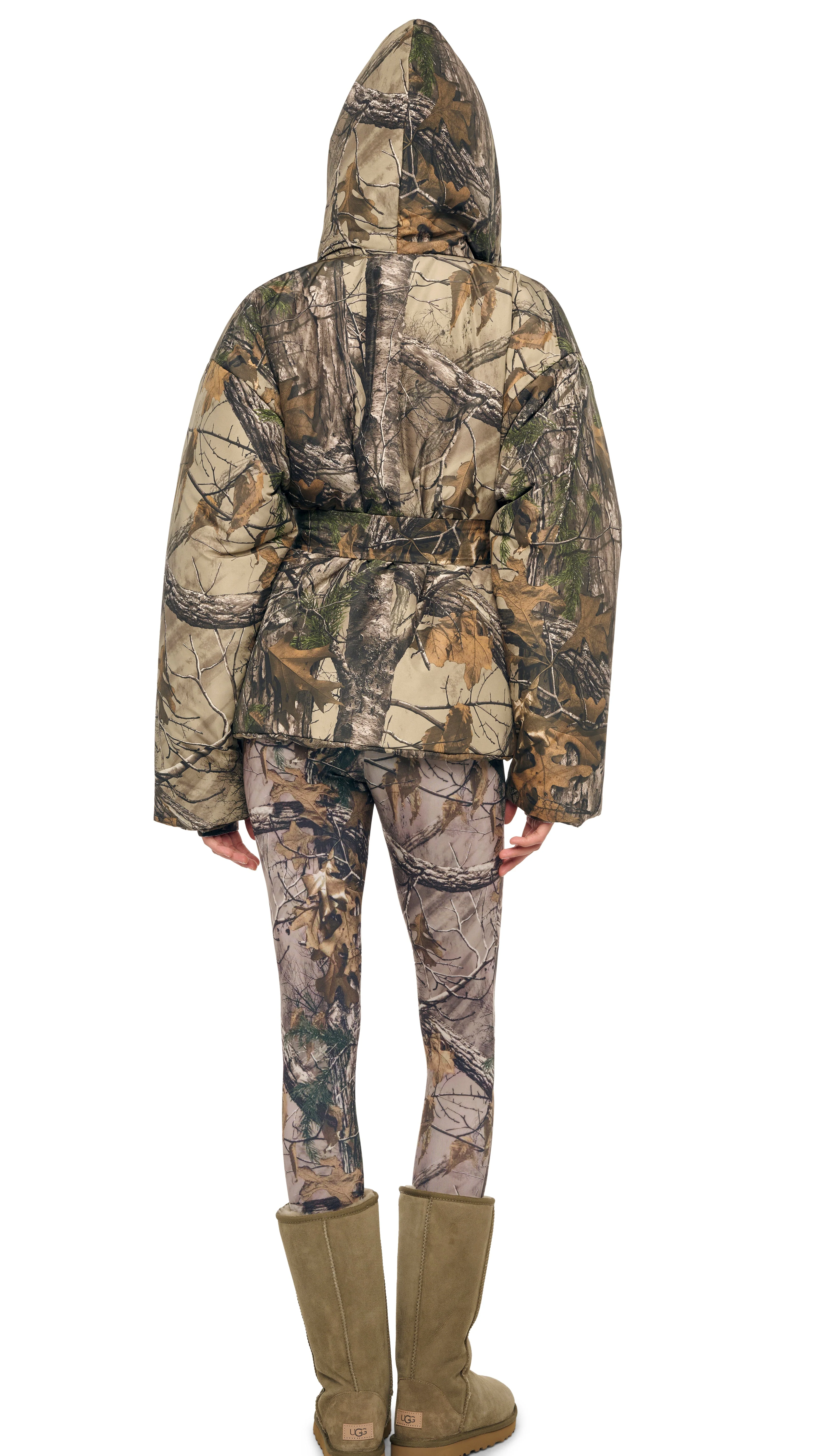 HOODED SLEEPING BAG JACKET W/ DRAWSTRINGS - Image 3