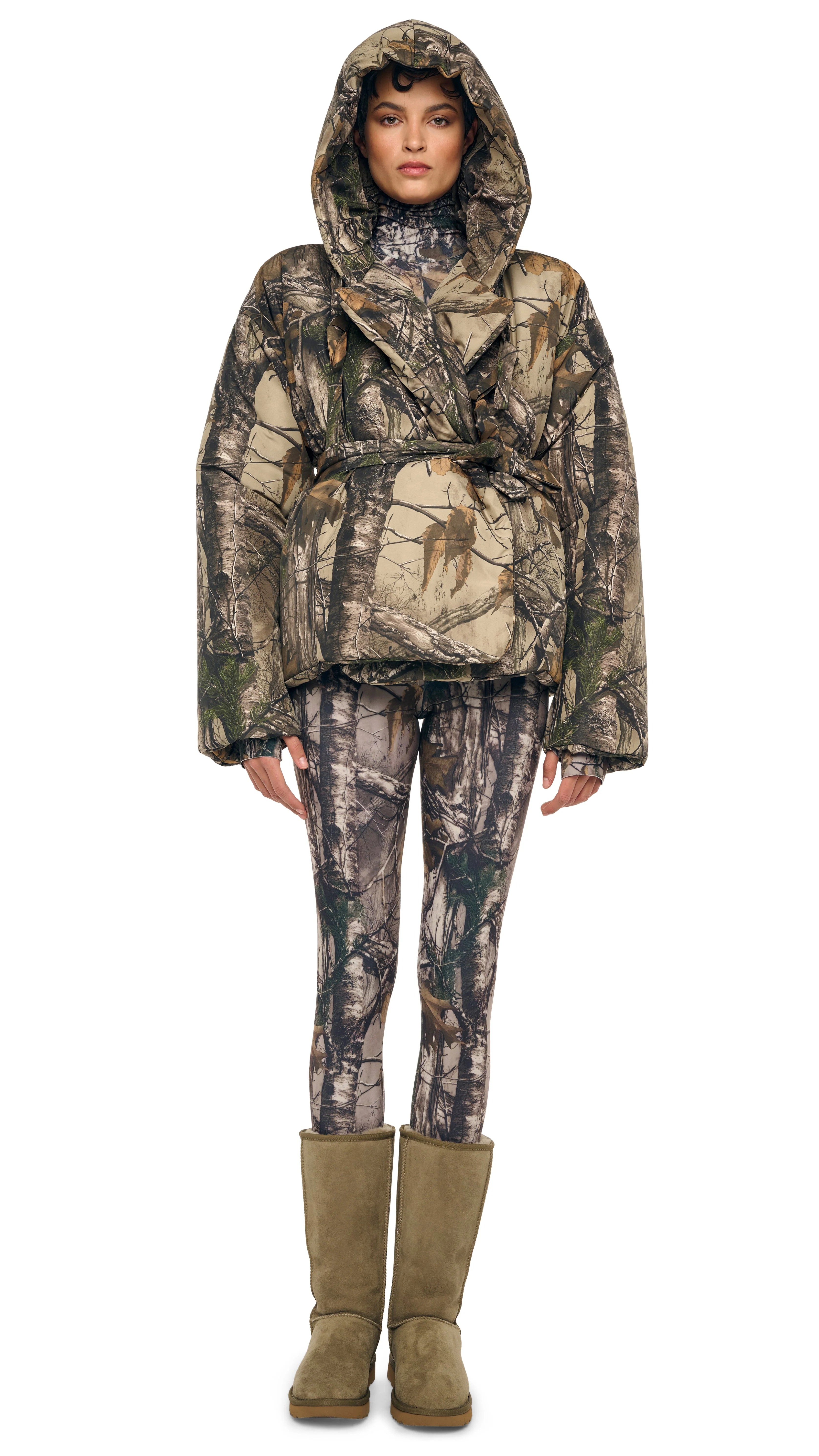 HOODED SLEEPING BAG JACKET W/ DRAWSTRINGS - Image 4