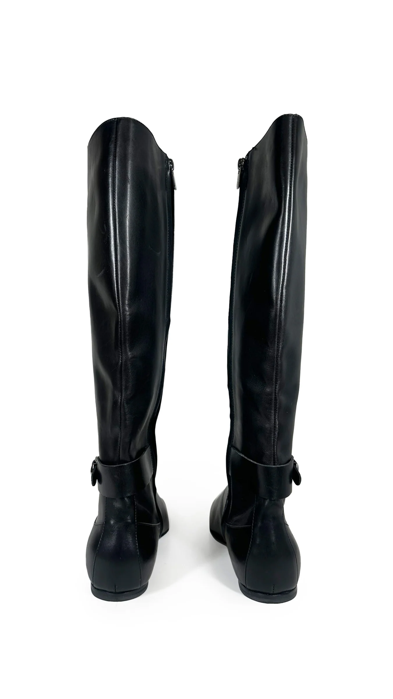 JIL SANDER RIDING LEATHER BOOT WITH BUCKLE - Image 3