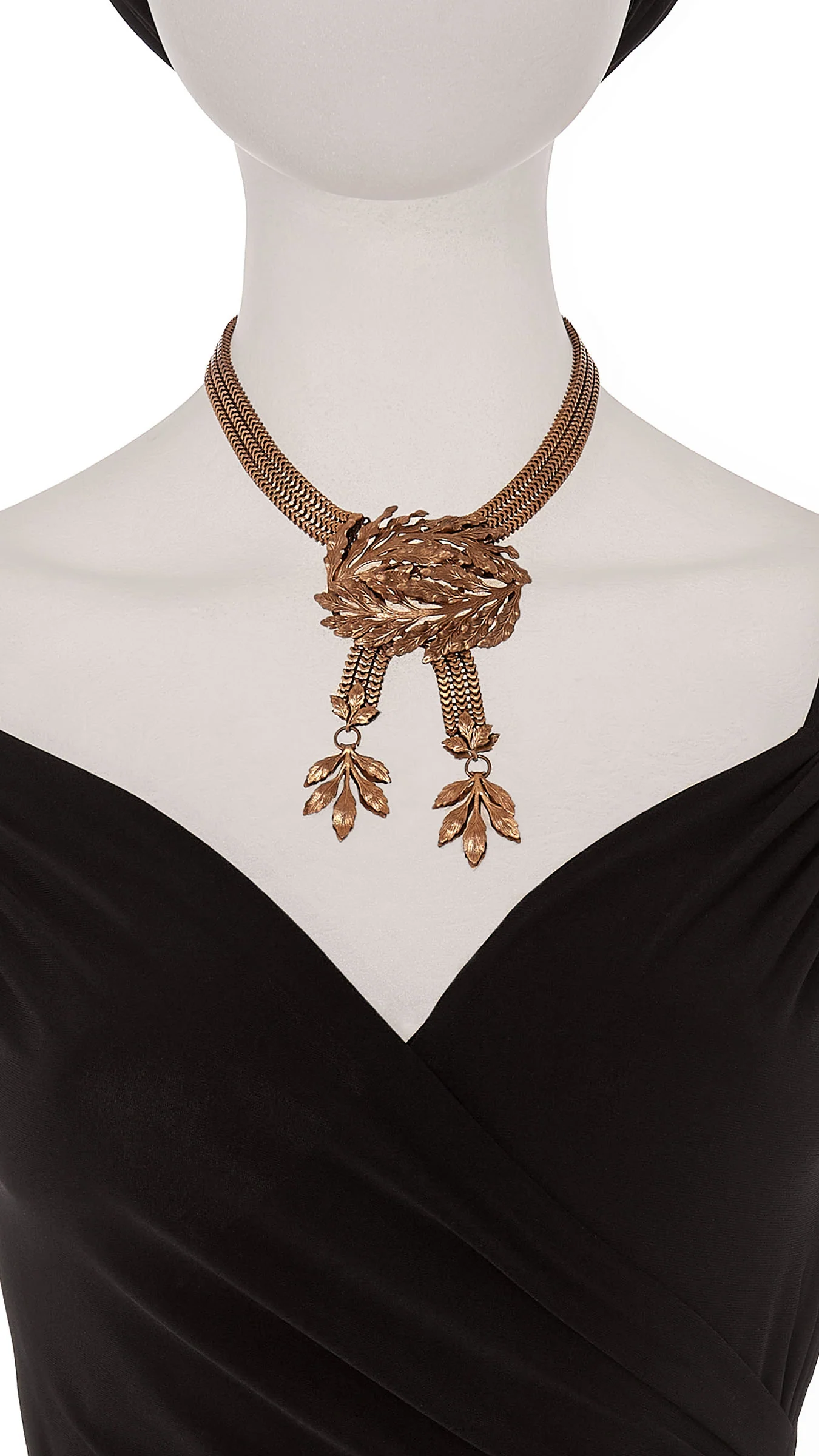 LEAF DROP PENDANT NECKLACE - Image 2