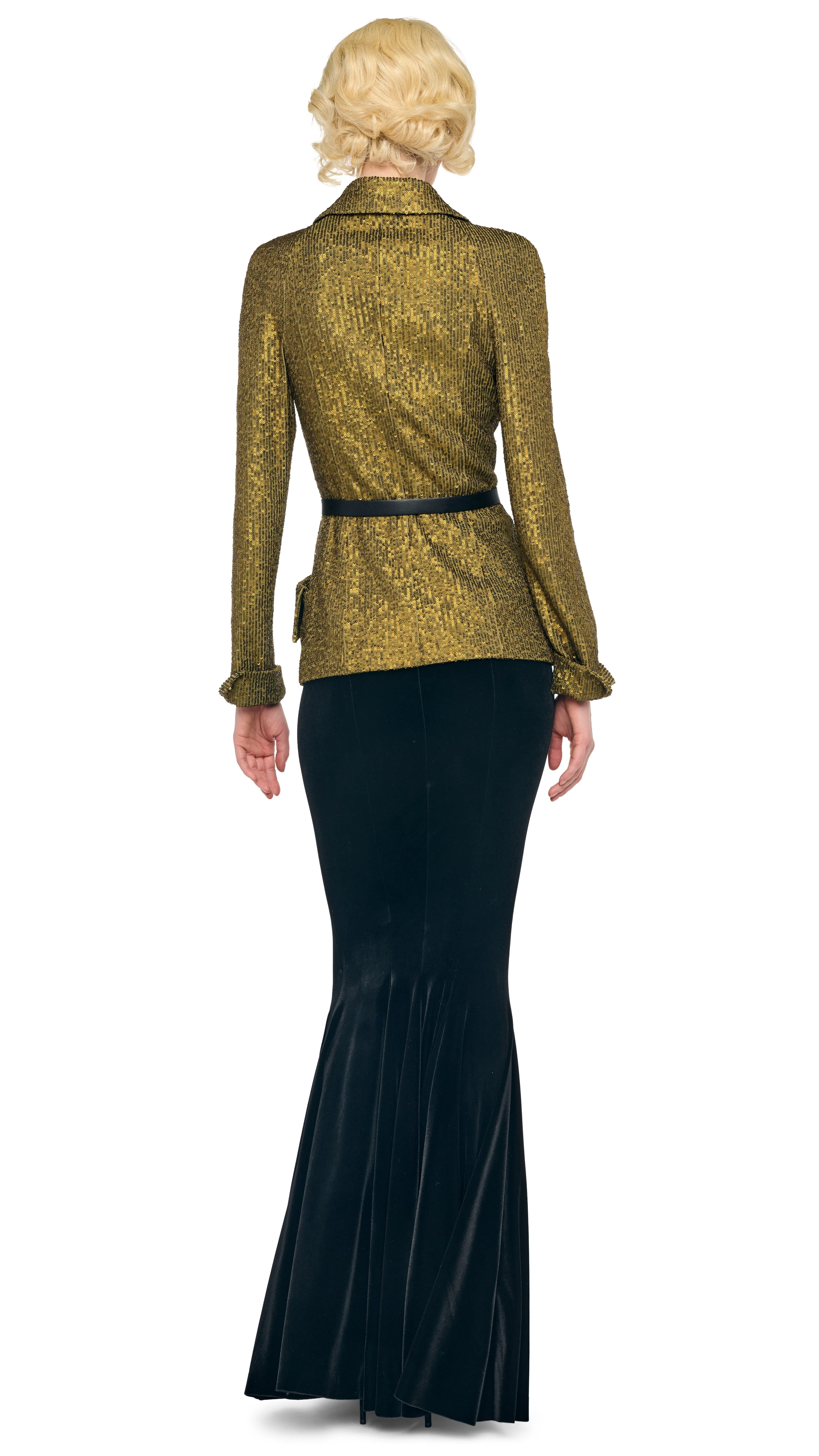 LONG FISHTAIL SKIRT - Image 3