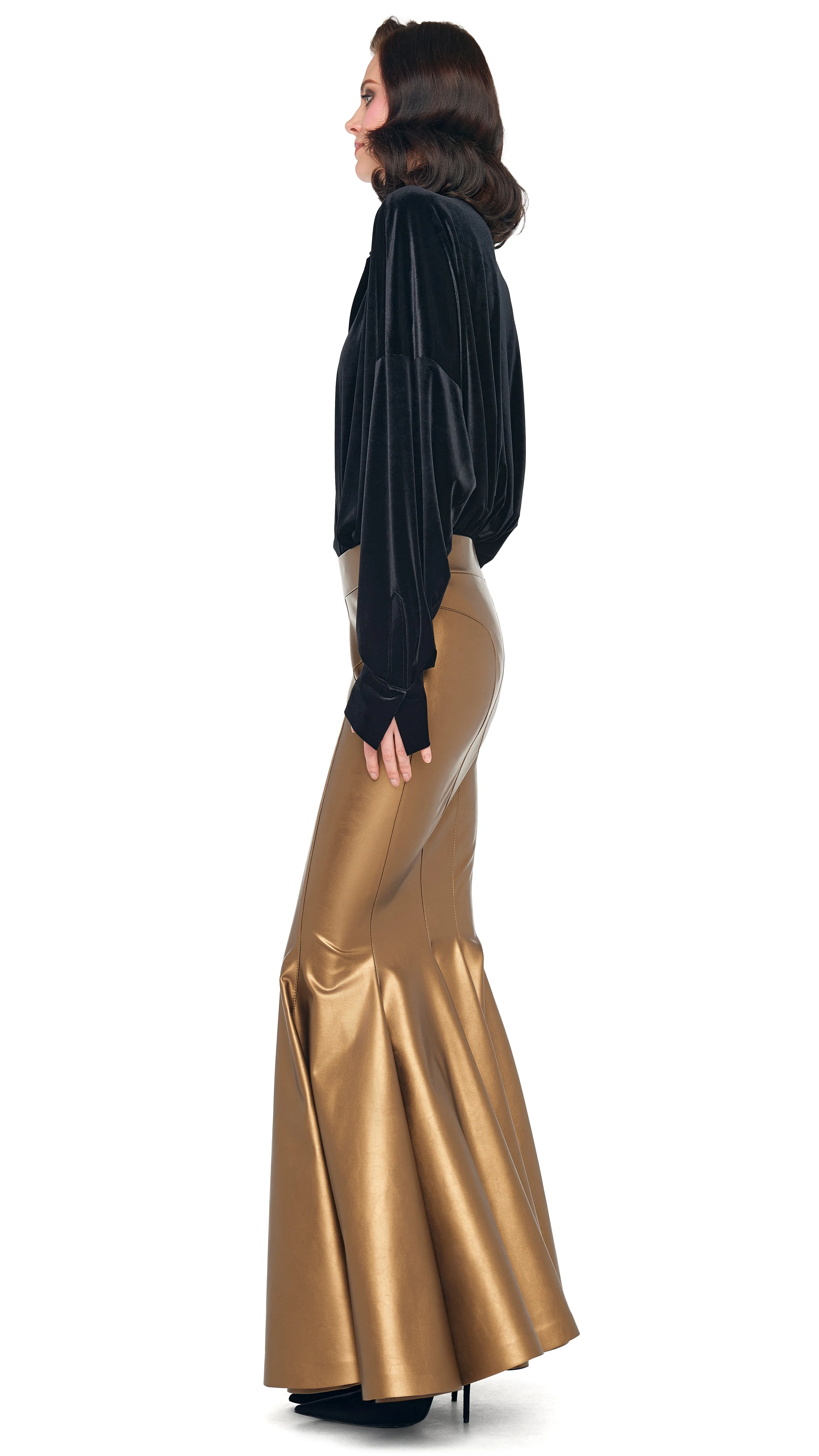 LONG FISHTAIL SKIRT - Image 3