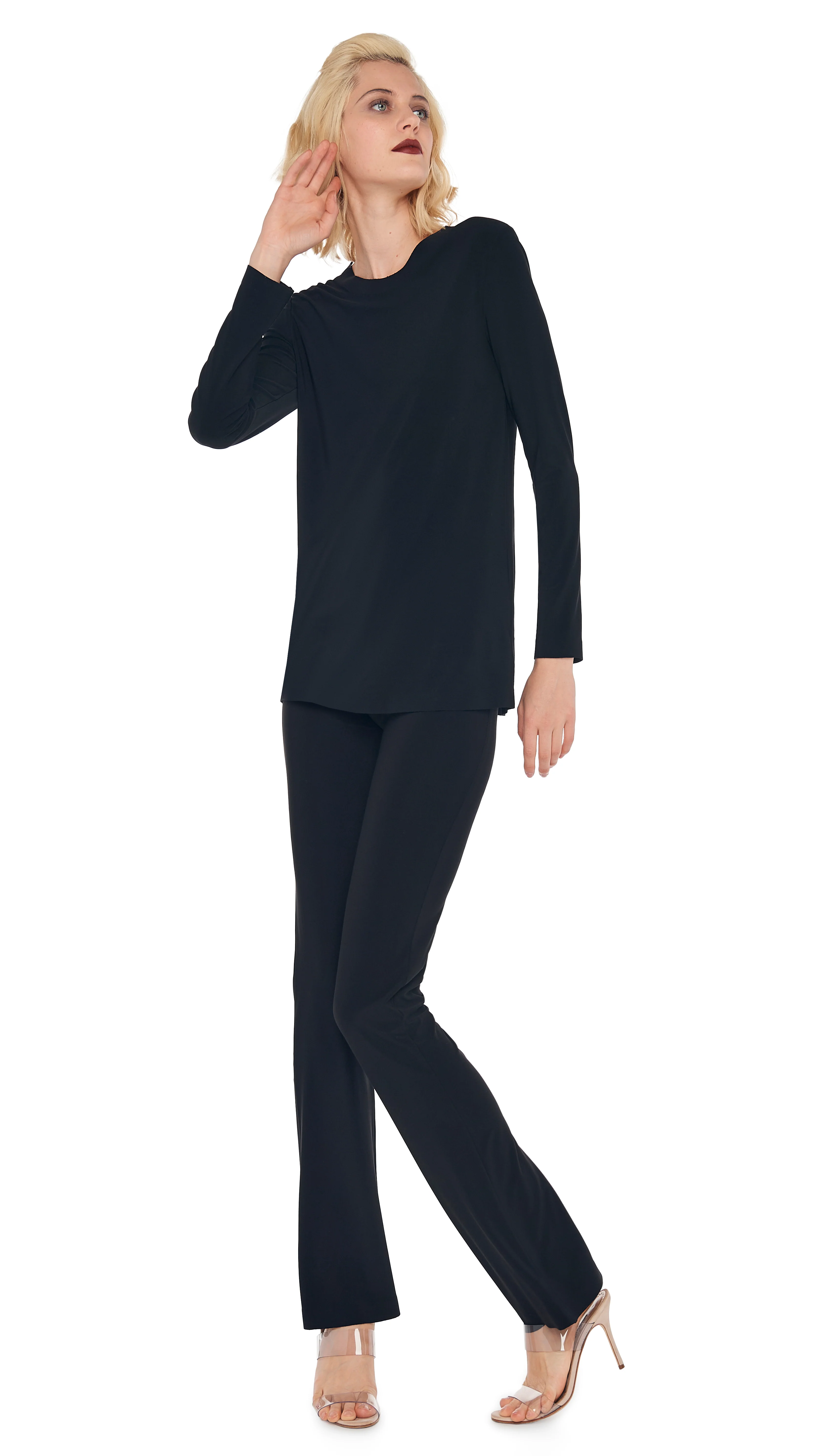 LONG SLEEVE CREW TOP - Image 5