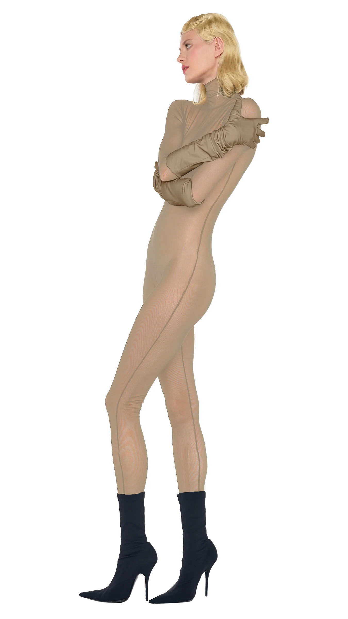 LONG SLEEVE SLIM FIT TURTLE CATSUIT - Image 2