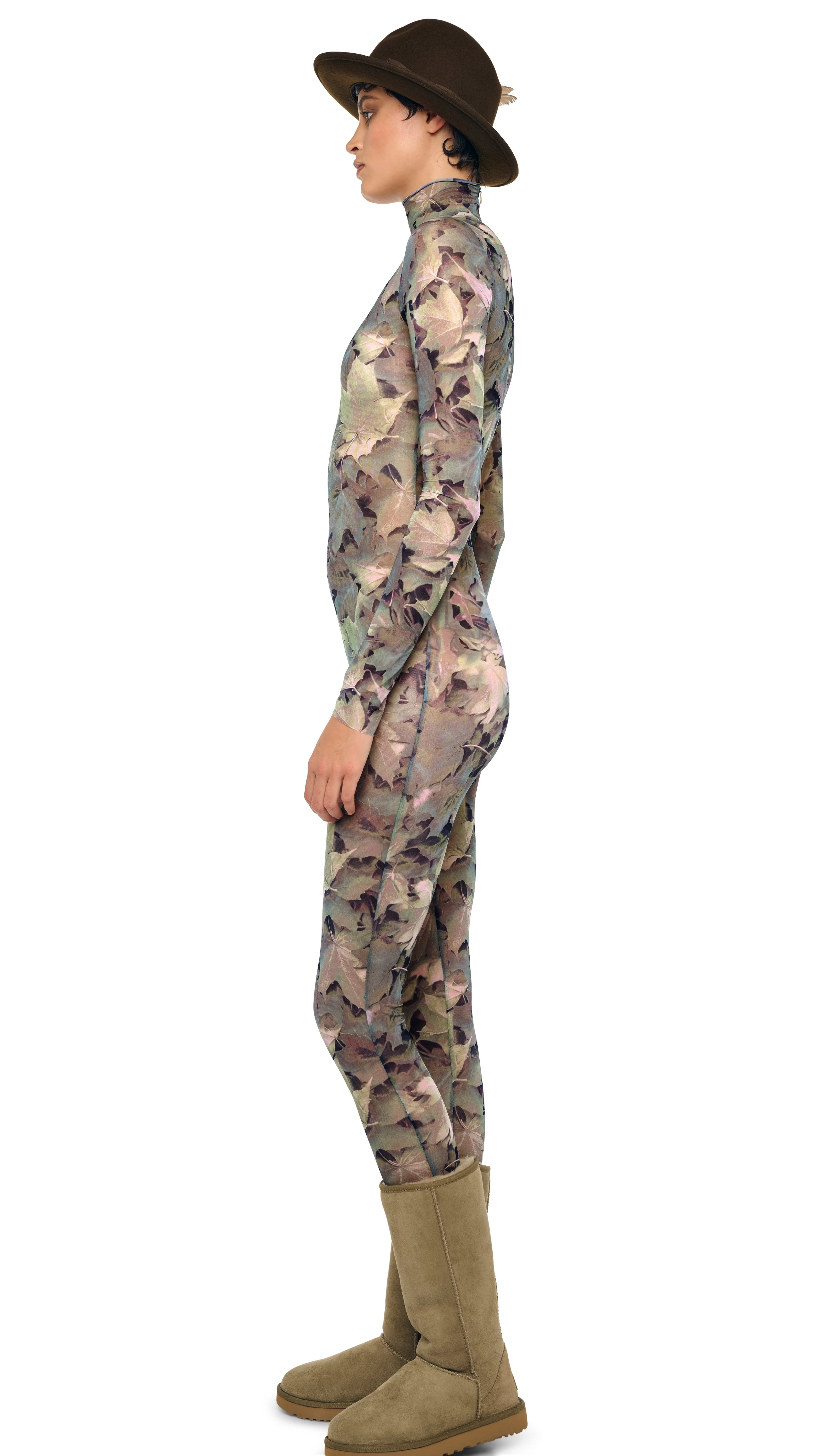 LONG SLEEVE TURTLE CATSUIT W/ FOOTIE - Image 2