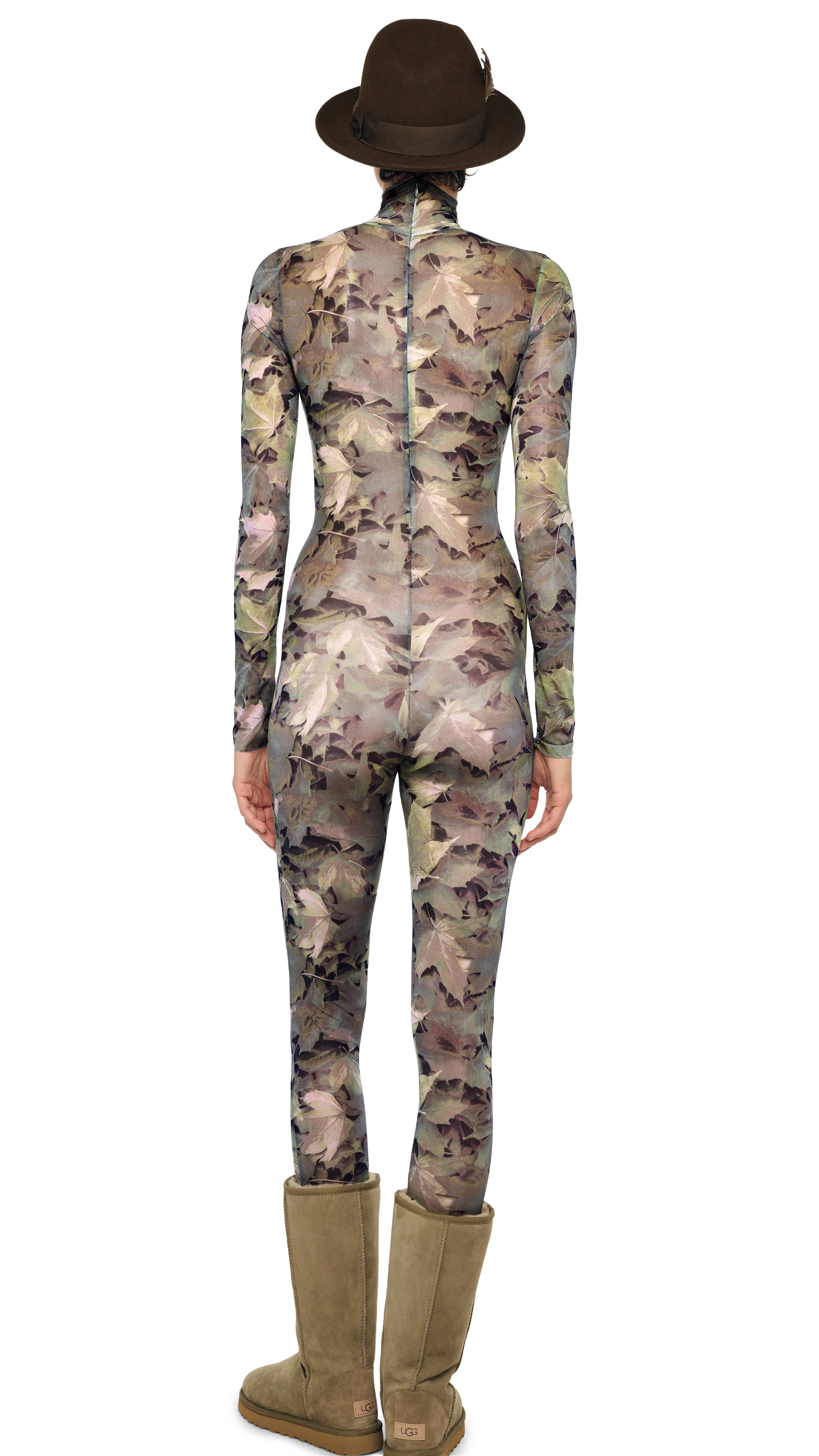 LONG SLEEVE TURTLE CATSUIT W/ FOOTIE - Image 3