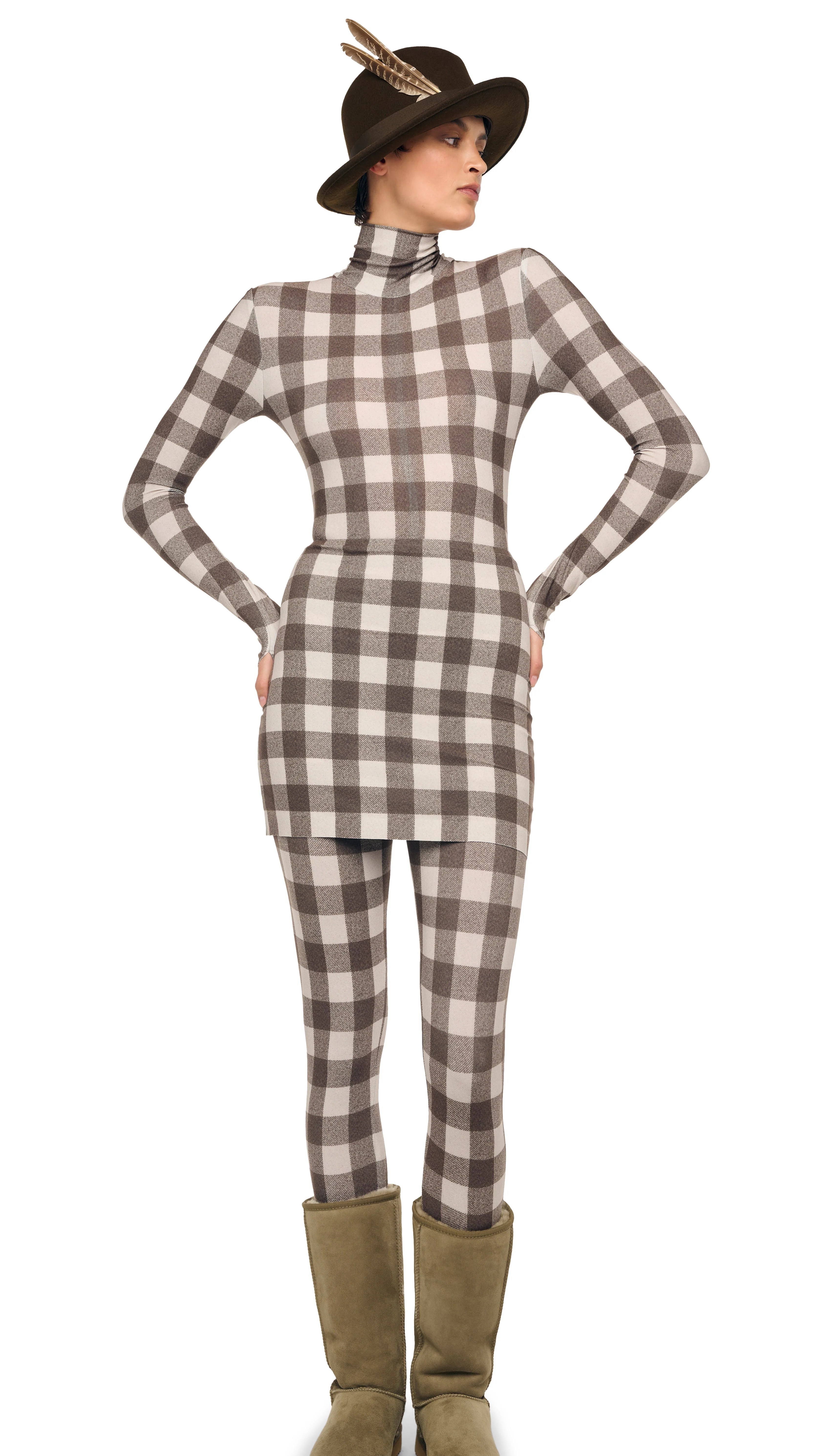 LONG SLEEVE TURTLE CATSUIT W/ FOOTIE - Image 4